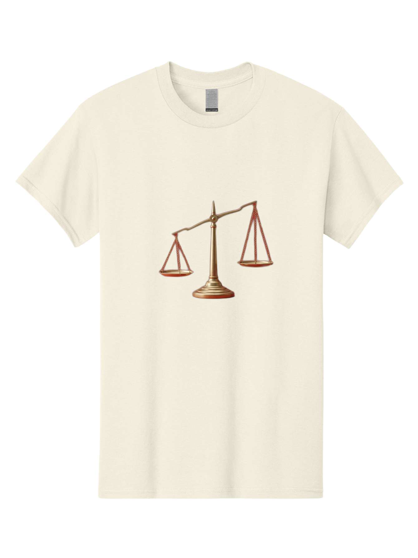 Scales-Of-Justice Men'S Graphic Tee, 100% Cotton, Comfortable Casual Summer Wear, Machine Washable, Justice Symbol, Balance Scale, Law And Order, Fairness, Equality, Legal Representation, Equilibrium Bae266