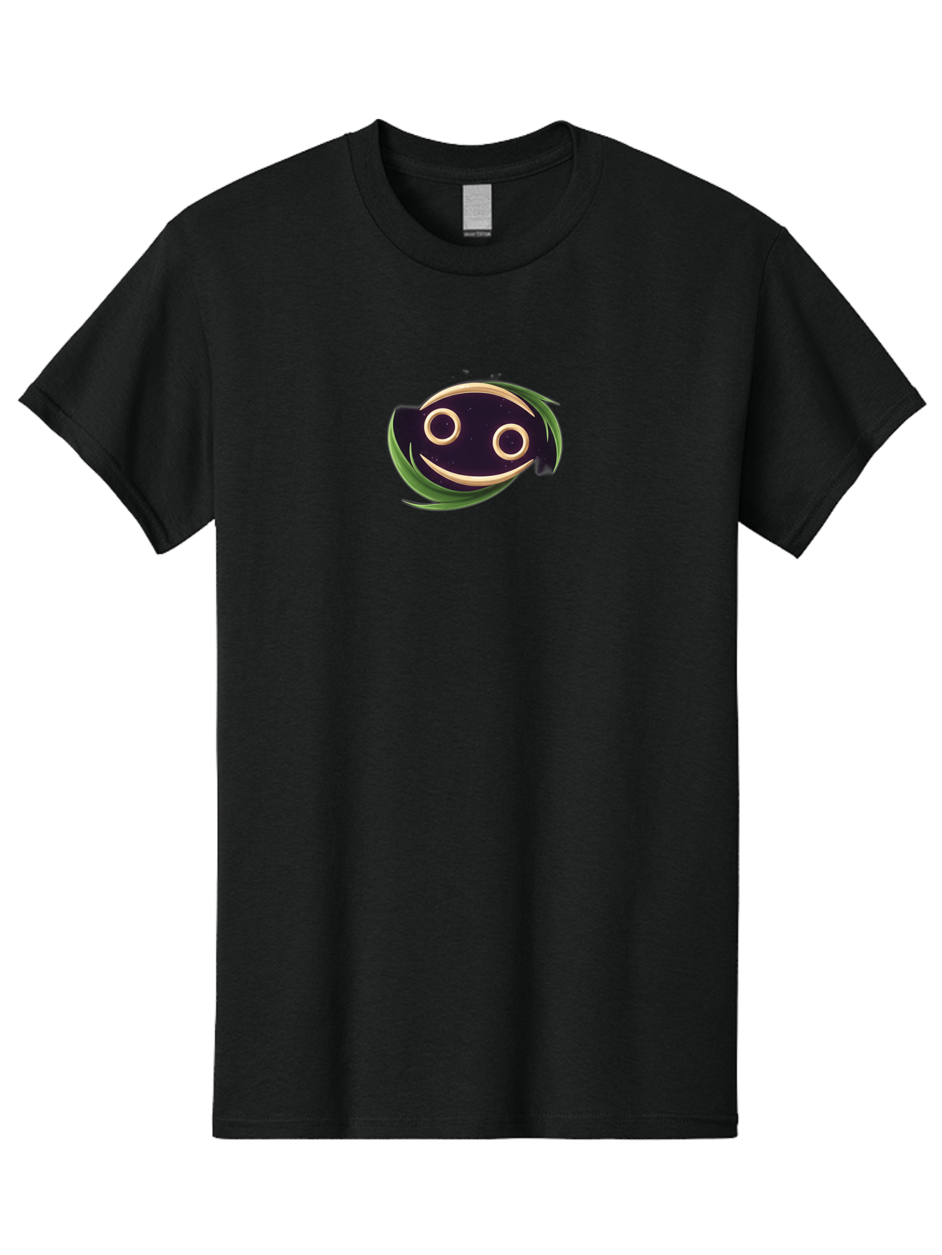 Smiley-Face-Logo Men'S Graphic Tee, 100% Cotton, Comfortable Casual Summer Wear, Machine Washable, Smiling Fish Logo, Cartoon Character Design, Playful Iconography, Simple Graphics, Friendly Face, Cute Illustration, Modern Branding Element, Bae284