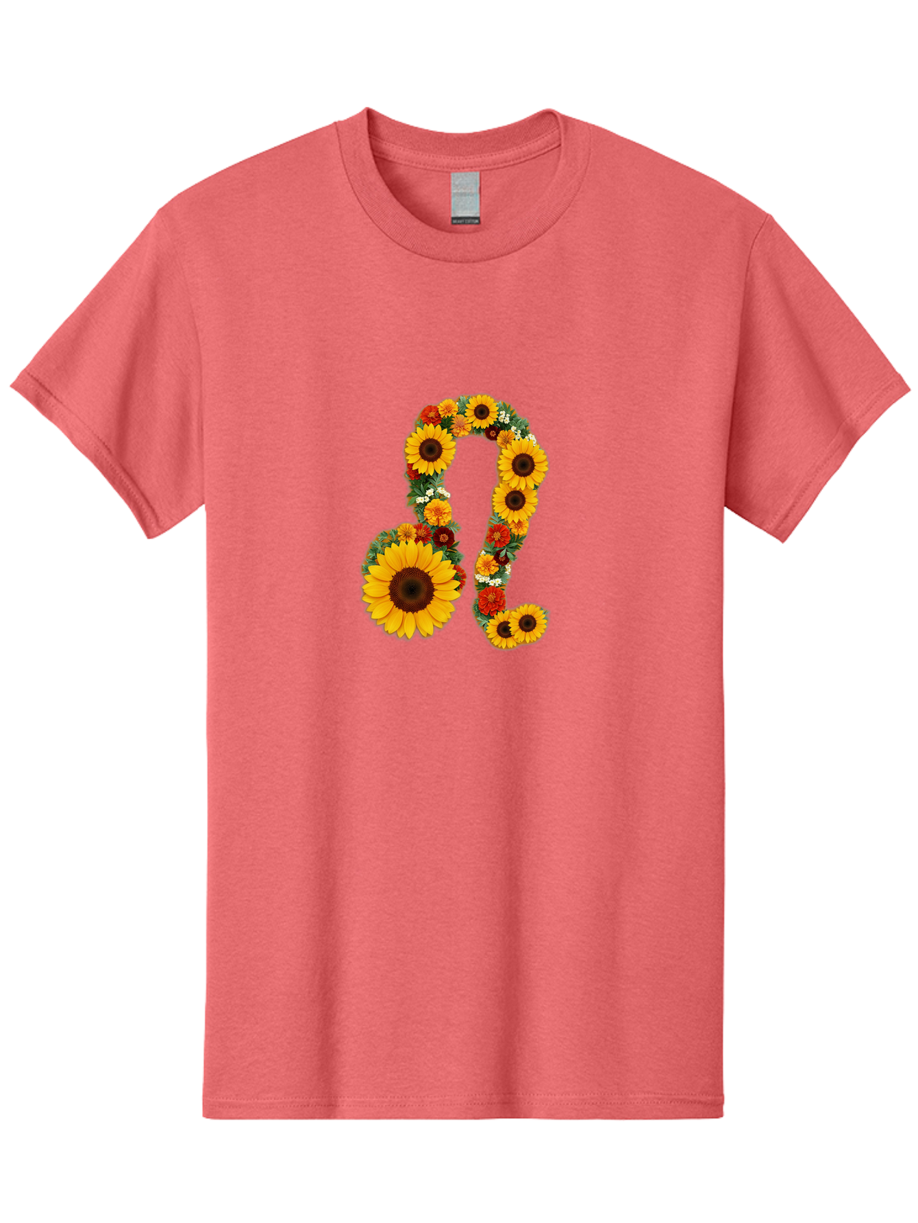 Treble-Clef Men'S Graphic Tee, 100% Cotton, Comfortable Casual Summer Wear, Machine Washable, Sunflowers, Floral Arrangement, Musical Notes, G Clef Symbol, Music Art, Flowers, Creative Typography, Music Lovers, Floral Design, Harmony, Symphony Bae307