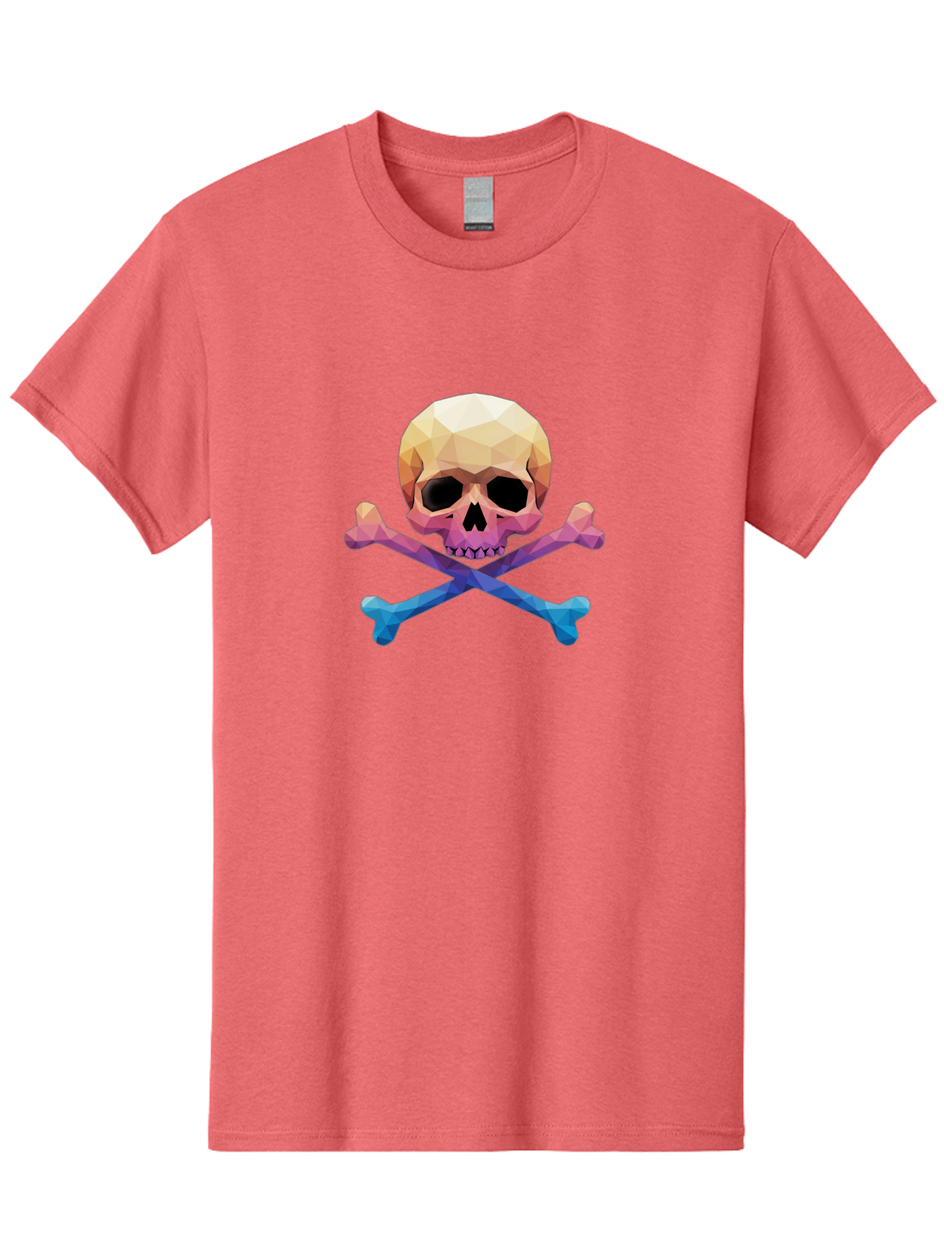 Jolly-Roger-Skull-1 Men'S Graphic Tee, 100% Cotton, Comfortable Casual Summer Wear, Machine Washable, Skull, Crossbones, Pirate Symbol, Danger Sign, Warning Sign, Pirate Flag, Skull And Crossbones, Pirate Emblem, Danger Alert, Toxic Symbol, Bae473