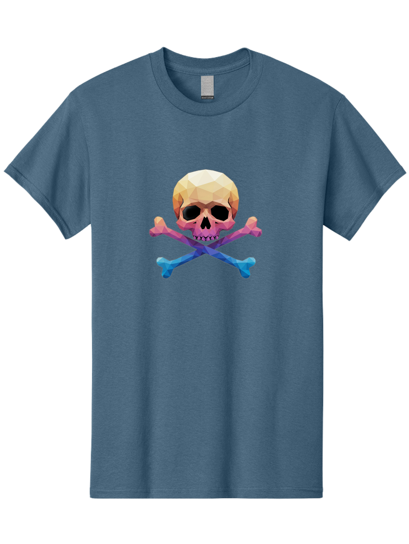 Jolly-Roger-Skull-1 Men'S Graphic Tee, 100% Cotton, Comfortable Casual Summer Wear, Machine Washable, Skull, Crossbones, Pirate Symbol, Danger Sign, Warning Sign, Pirate Flag, Skull And Crossbones, Pirate Emblem, Danger Alert, Toxic Symbol, Bae473