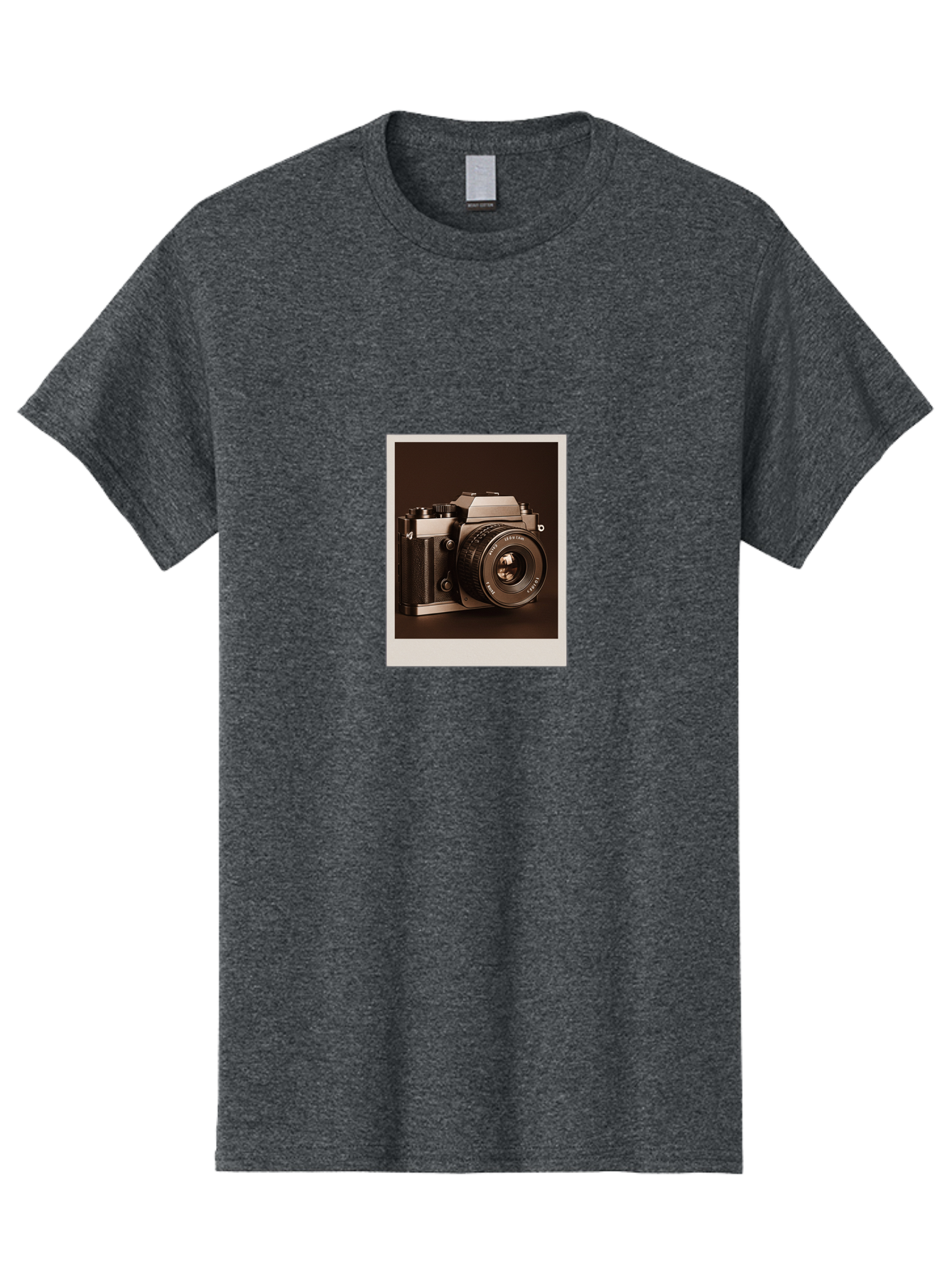 Polaroid-Camera-2 Men'S Graphic Tee, 100% Cotton, Comfortable Casual Summer Wear, Machine Washable, Vintage Camera, Polaroid Photo, Retro Style, Instant Camera, Classic Photography, Nostalgic, Film Camera, Photography Equipment Bae682