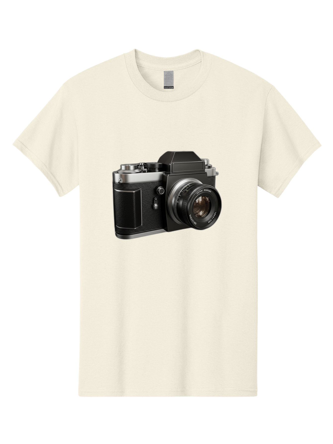 Praktica Men'S Graphic Tee, 100% Cotton, Comfortable Casual Summer Wear, Machine Washable, Vintage Camera, Photography Equipment, Classic Design, Black Camera Body, Lens Details, Optical Viewfinder, Shutter Release, Photography Gear, Bae692