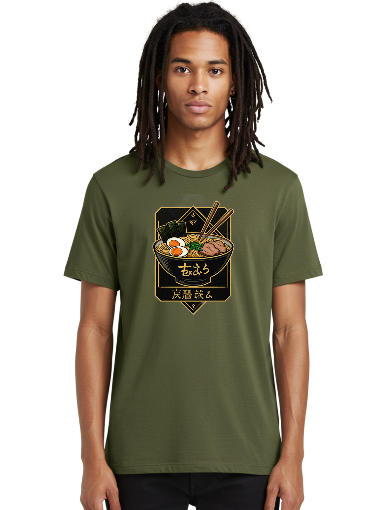 Ramen-Noodles-2 Men'S Graphic Tee, 100% Cotton, Comfortable Casual Summer Wear, Machine Washable, Bowl Of Ramen, Japanese Noodles, Soft-Boiled Egg, Seaweed, Pork Slices, Chopsticks, Japanese Cuisine, Ramen Bowl, Noodle Soup, Savory Dish, Bae719