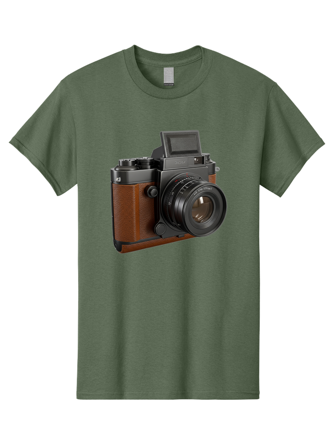 Tlr-Rx-Camera Men'S Graphic Tee, 100% Cotton, Comfortable Casual Summer Wear, Machine Washable, Vintage Camera, Fujifilm X100, Retro Style, Digital Camera, Photography Equipment, Camera Lens, Photographer Gear, Classic Design, Fujifilm Camera Bae802