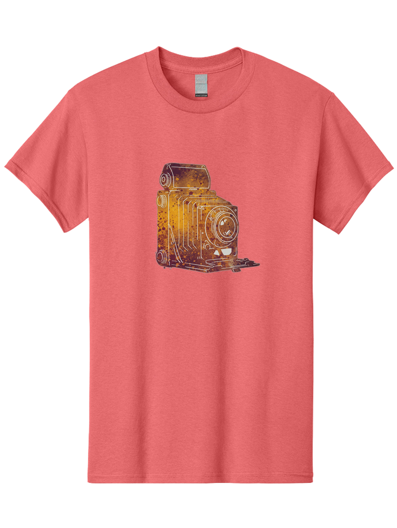 Vintage-Camera-10 Men'S Graphic Tee, 100% Cotton, Comfortable Casual Summer Wear, Machine Washable, Vintage Camera, Classic Photography, Retro Style, Worn Texture, Distressed Finish, Nostalgic Feel, Analog Photography, Film Camera, Bae805