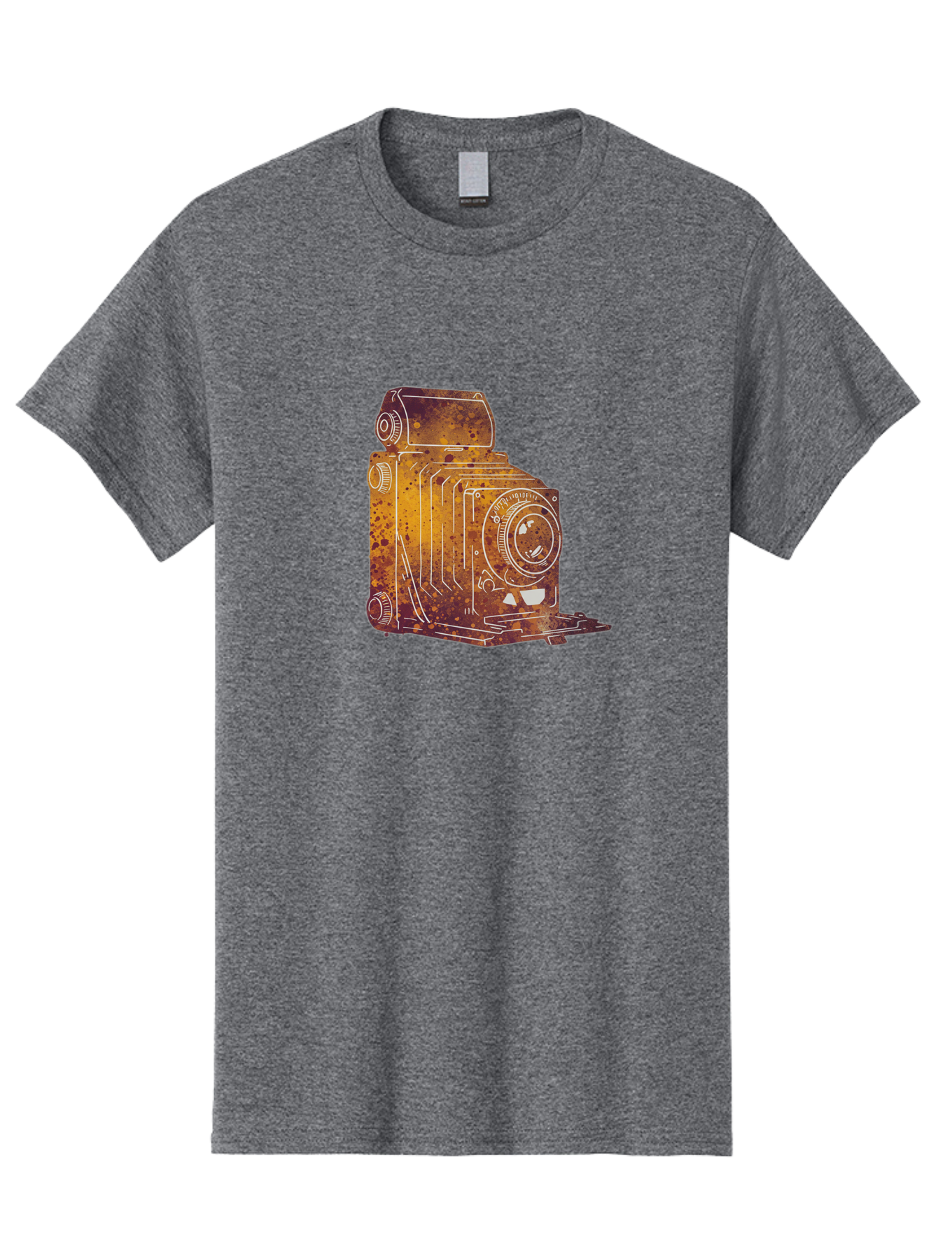 Vintage-Camera-10 Men'S Graphic Tee, 100% Cotton, Comfortable Casual Summer Wear, Machine Washable, Vintage Camera, Classic Photography, Retro Style, Worn Texture, Distressed Finish, Nostalgic Feel, Analog Photography, Film Camera, Bae805