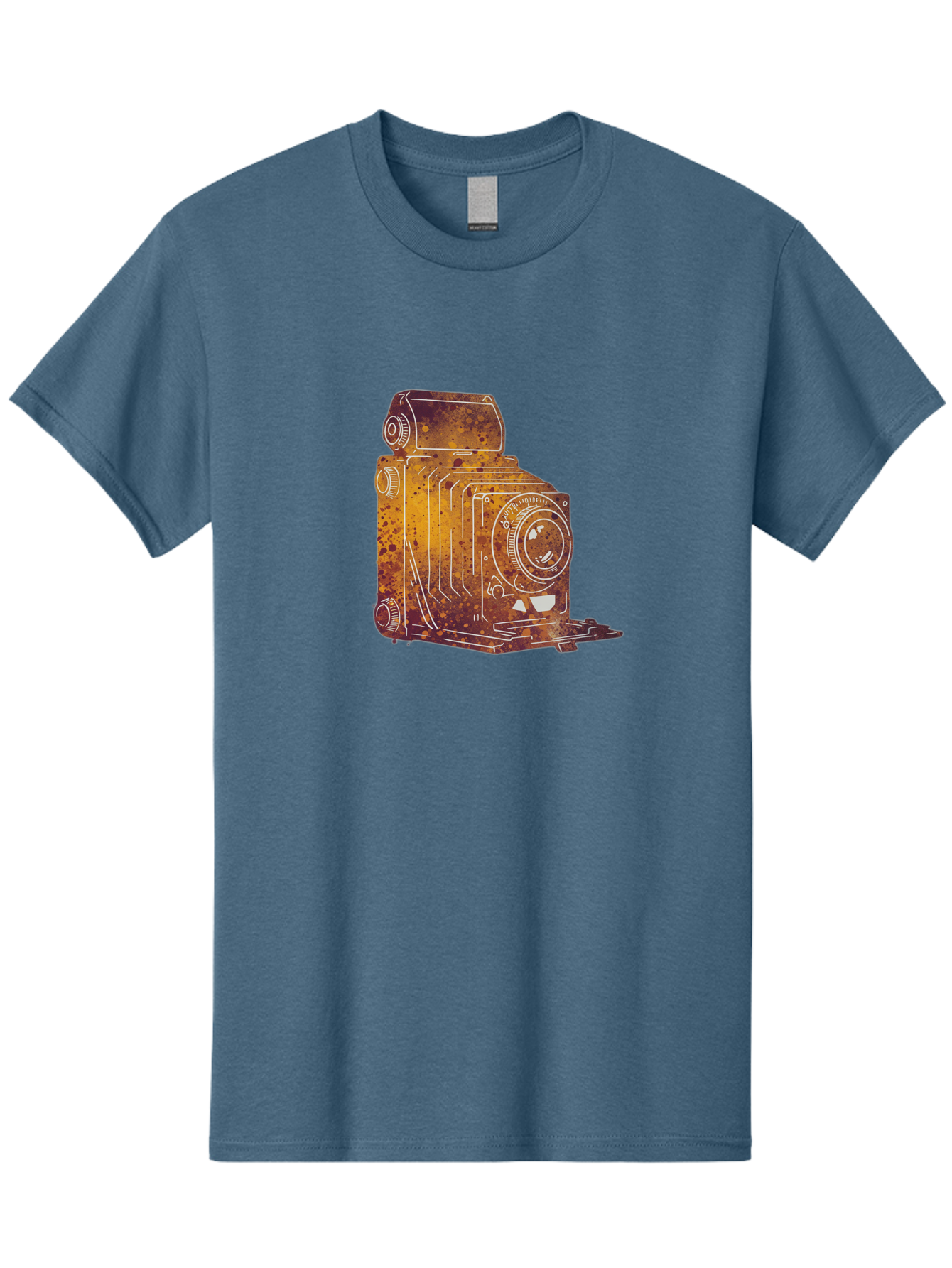 Vintage-Camera-10 Men'S Graphic Tee, 100% Cotton, Comfortable Casual Summer Wear, Machine Washable, Vintage Camera, Classic Photography, Retro Style, Worn Texture, Distressed Finish, Nostalgic Feel, Analog Photography, Film Camera, Bae805