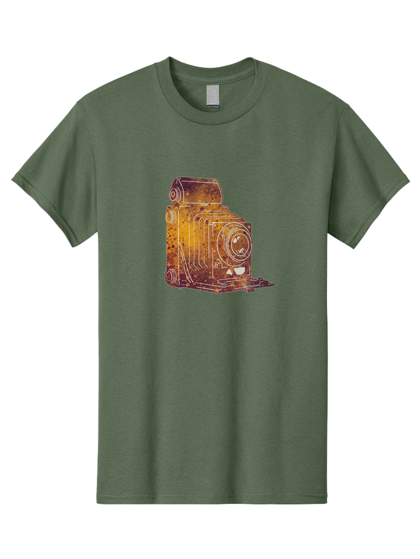 Vintage-Camera-10 Men'S Graphic Tee, 100% Cotton, Comfortable Casual Summer Wear, Machine Washable, Vintage Camera, Classic Photography, Retro Style, Worn Texture, Distressed Finish, Nostalgic Feel, Analog Photography, Film Camera, Bae805