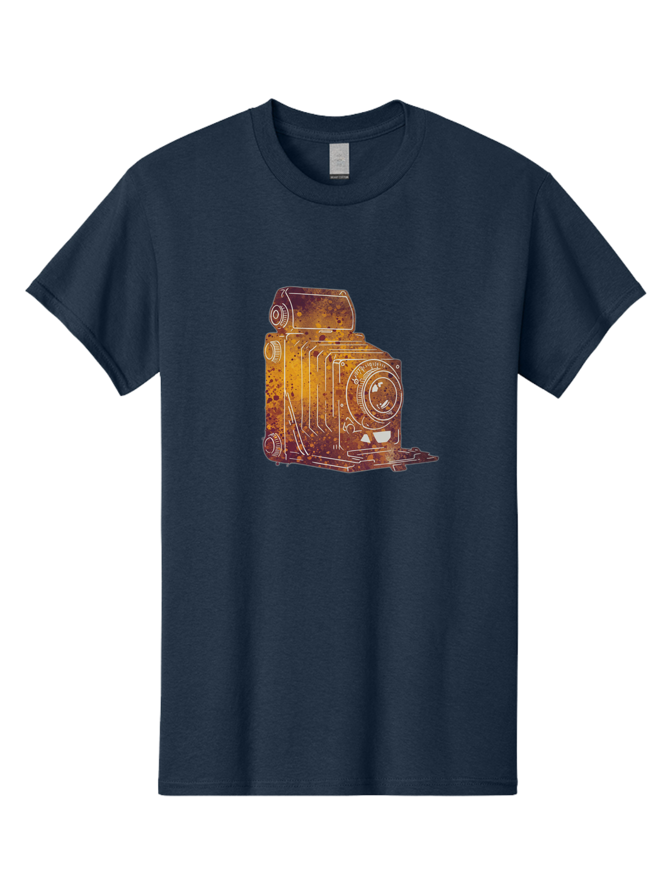 Vintage-Camera-10 Men'S Graphic Tee, 100% Cotton, Comfortable Casual Summer Wear, Machine Washable, Vintage Camera, Classic Photography, Retro Style, Worn Texture, Distressed Finish, Nostalgic Feel, Analog Photography, Film Camera, Bae805