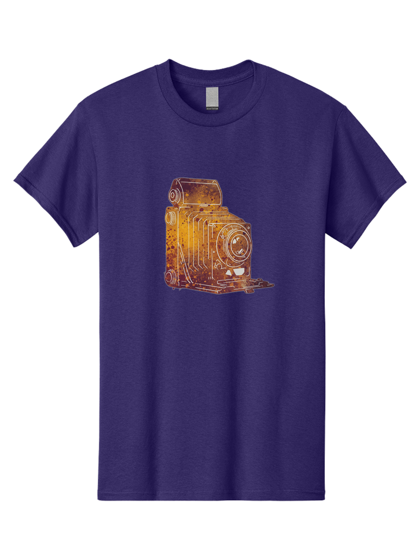 Vintage-Camera-10 Men'S Graphic Tee, 100% Cotton, Comfortable Casual Summer Wear, Machine Washable, Vintage Camera, Classic Photography, Retro Style, Worn Texture, Distressed Finish, Nostalgic Feel, Analog Photography, Film Camera, Bae805