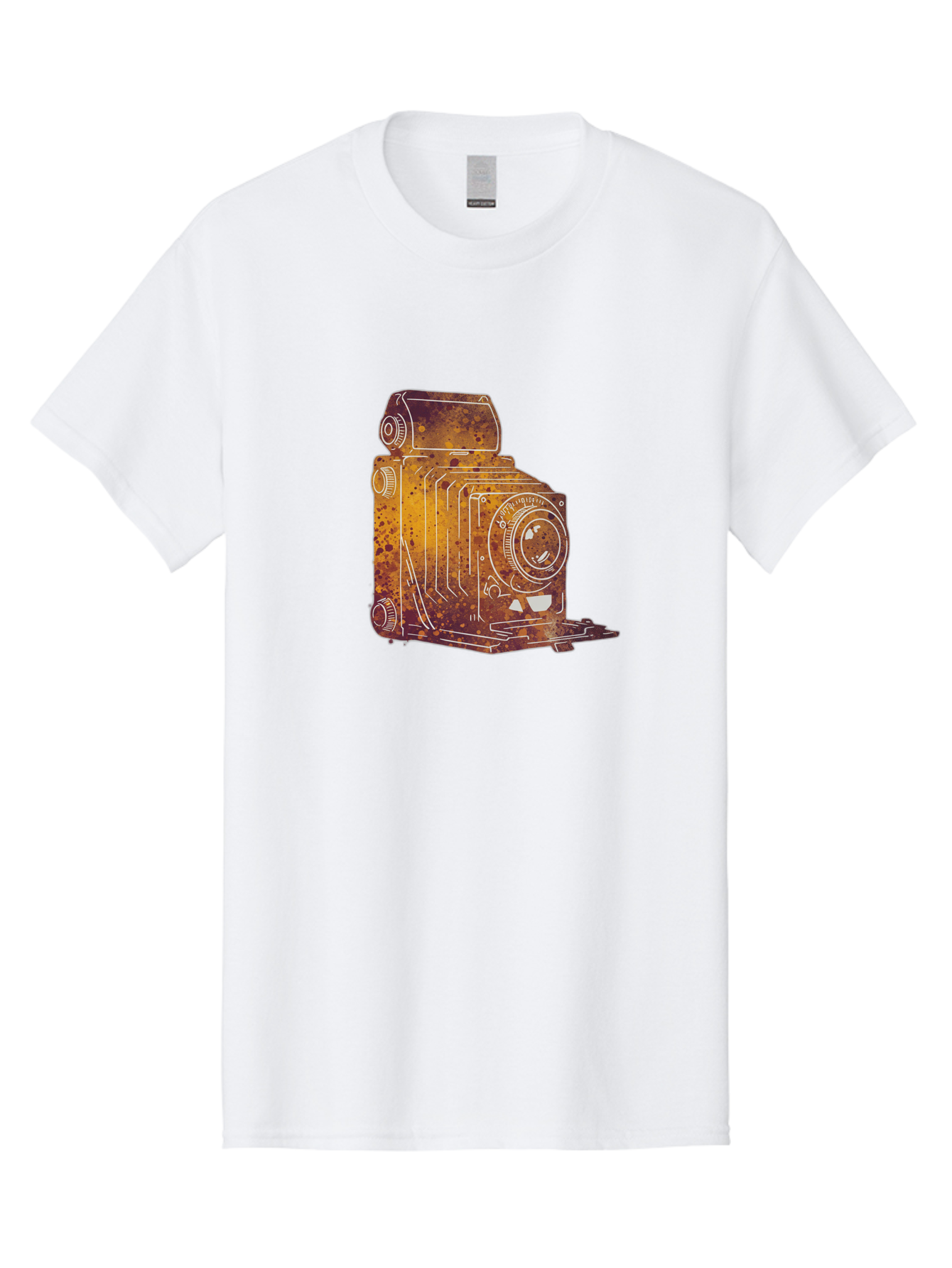 Vintage-Camera-10 Men'S Graphic Tee, 100% Cotton, Comfortable Casual Summer Wear, Machine Washable, Vintage Camera, Classic Photography, Retro Style, Worn Texture, Distressed Finish, Nostalgic Feel, Analog Photography, Film Camera, Bae805