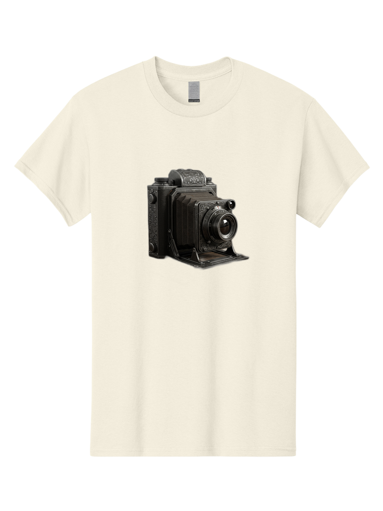 Vintage-Camera-6 Men'S Graphic Tee, 100% Cotton, Comfortable Casual Summer Wear, Machine Washable, Vintage Camera, Antique Photography, Classic Camera Design, Old-Fashioned Photography Equipment, Retro Camera, Historical Camera, Black Camera Bae810