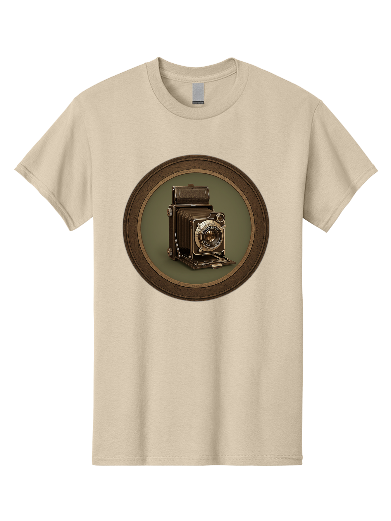 Vintage-Camera Men'S Graphic Tee, 100% Cotton, Comfortable Casual Summer Wear, Machine Washable, Vintage Camera, Antique Photography Equipment, Classic Camera Design, Retro Style, Old-Fashioned Lens, Nostalgic Photography, Timeless Art, Bae815