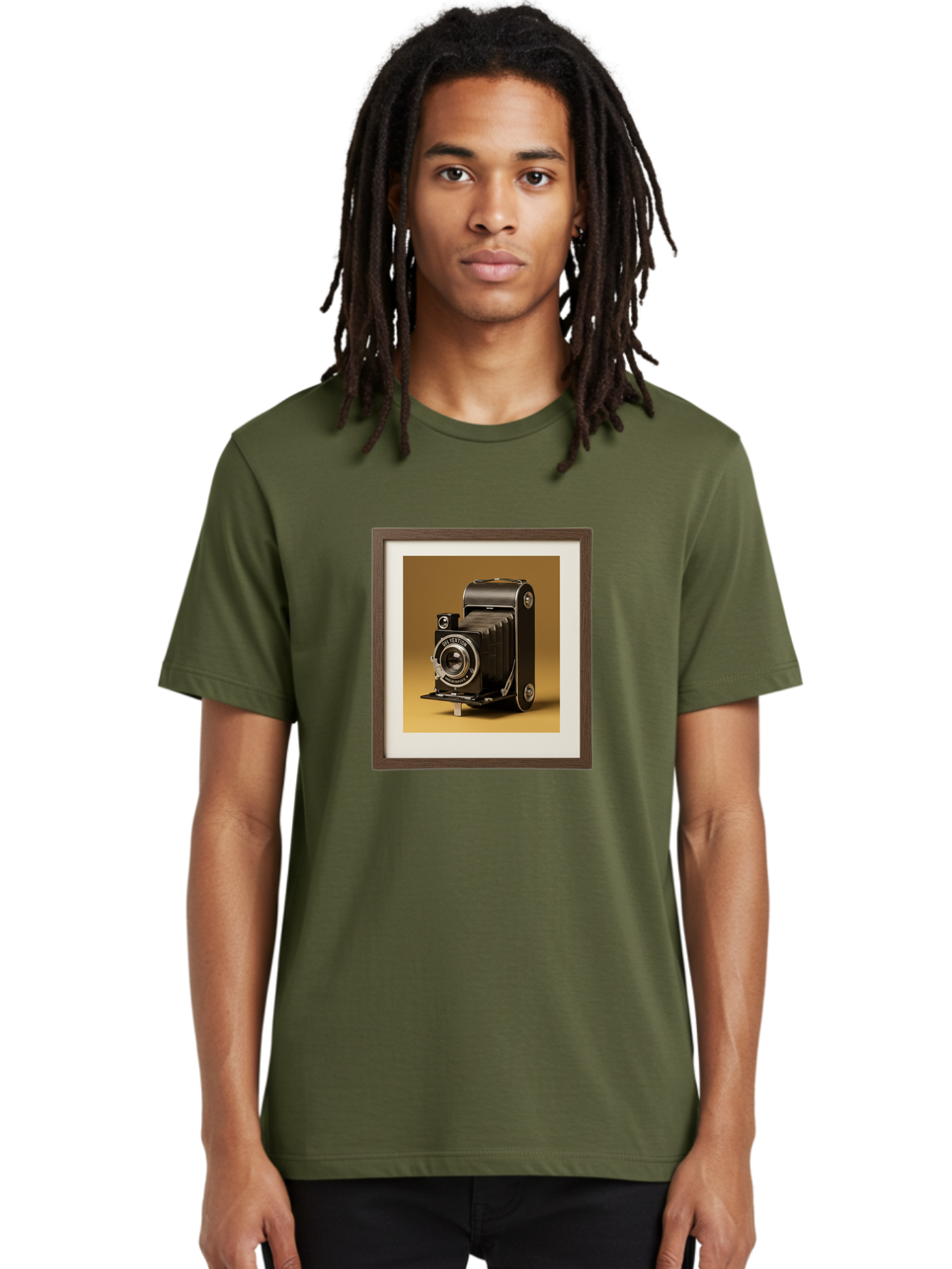 Zeiss-Ikon-Camera Men'S Graphic Tee, 100% Cotton, Comfortable Casual Summer Wear, Machine Washable, Vintage Camera, Old Camera, Antique Camera, Black Camera, Classic Photography, Photography Equipment, Nostalgic Device, Film Camera, Camera Art Bae824