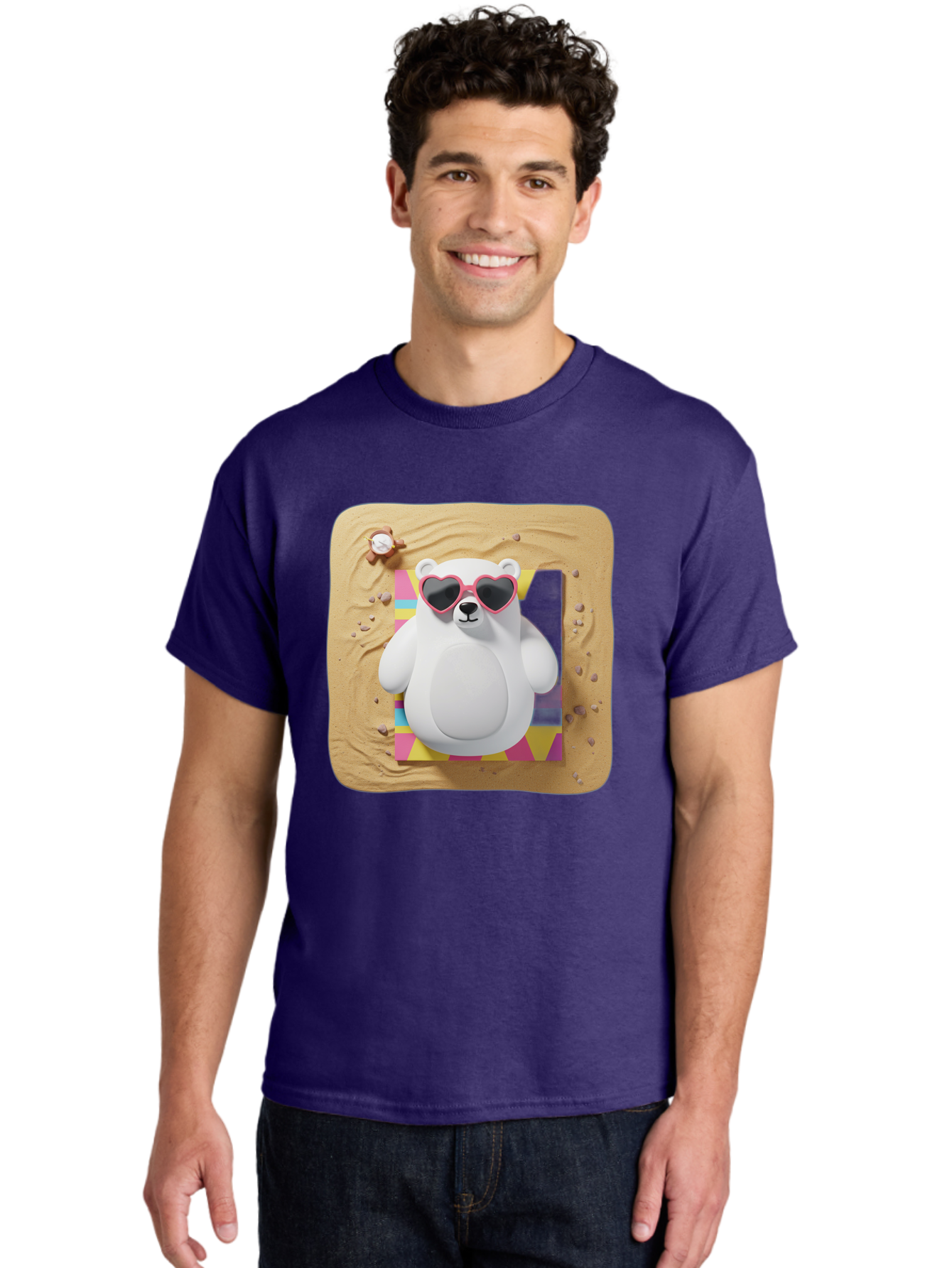 3D-Polar-Bear Men'S Graphic Tee, 100% Cotton, Comfortable Casual Summer Wear, Machine Washable, Vintage Camera, Old Camera, Antique Camera, Black Camera, Classic Photography, Photography Equipment, Nostalgic Device, Film Camera, Camera Art Bae825