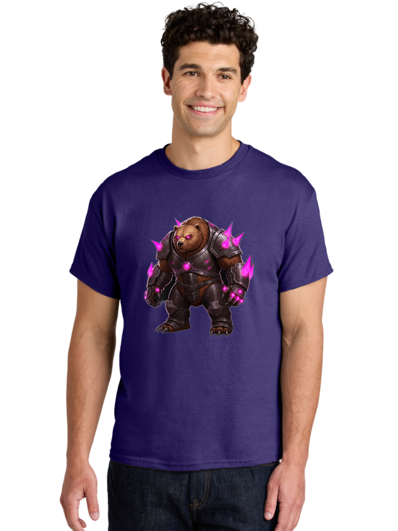 Armored-Brown-Bear-1 Men'S Graphic Tee, 100% Cotton, Comfortable Casual Summer Wear, Machine Washable, Vintage Camera, Old Camera, Antique Camera, Black Camera, Classic Photography, Photography Equipment, Nostalgic Device, Film Camera, Camera Art Bae830