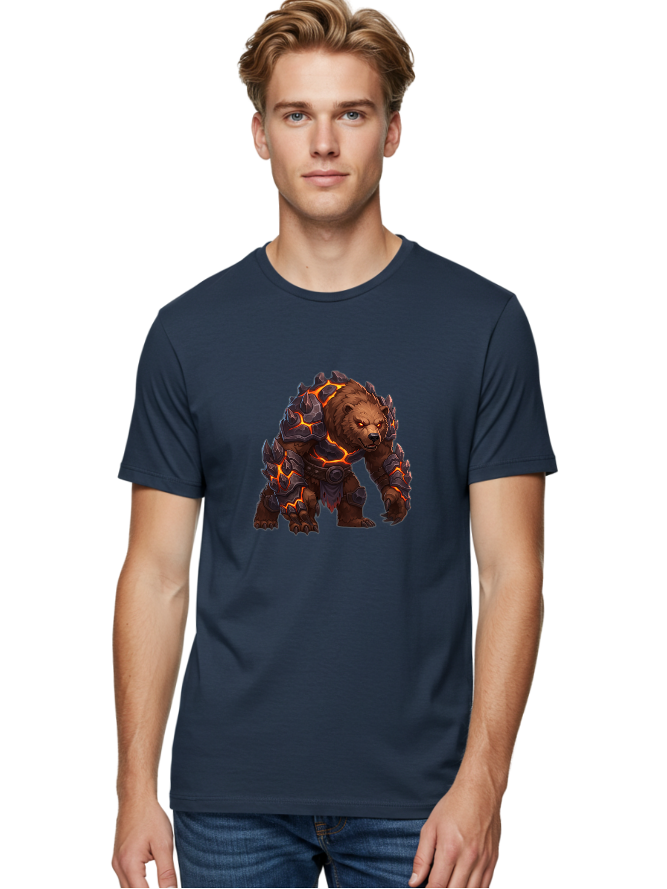 Armored-Brown-Bear Men'S Graphic Tee, 100% Cotton, Comfortable Casual Summer Wear, Machine Washable, Vintage Camera, Old Camera, Antique Camera, Black Camera, Classic Photography, Photography Equipment, Nostalgic Device, Film Camera, Camera Art Bae831