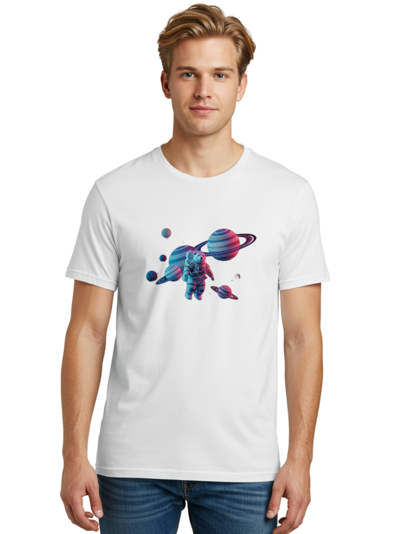 Astronaut-And-Planets Men'S Graphic Tee, 100% Cotton, Comfortable Casual Summer Wear, Machine Washable, Vintage Camera, Old Camera, Antique Camera, Black Camera, Classic Photography, Photography Equipment, Nostalgic Device, Film Camera, Camera Art Bae832