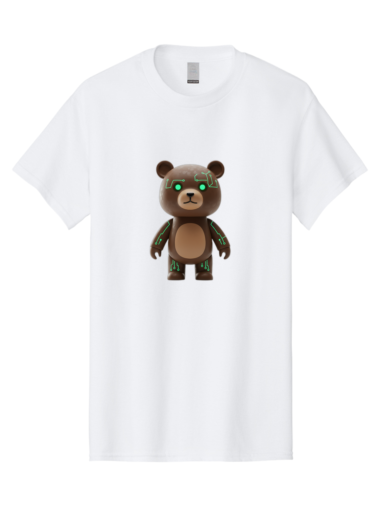 Bear-With-Circuitry Men'S Graphic Tee, 100% Cotton, Comfortable Casual Summer Wear, Machine Washable, Vintage Camera, Old Camera, Antique Camera, Black Camera, Classic Photography, Photography Equipment, Nostalgic Device, Film Camera, Camera Art Bae871