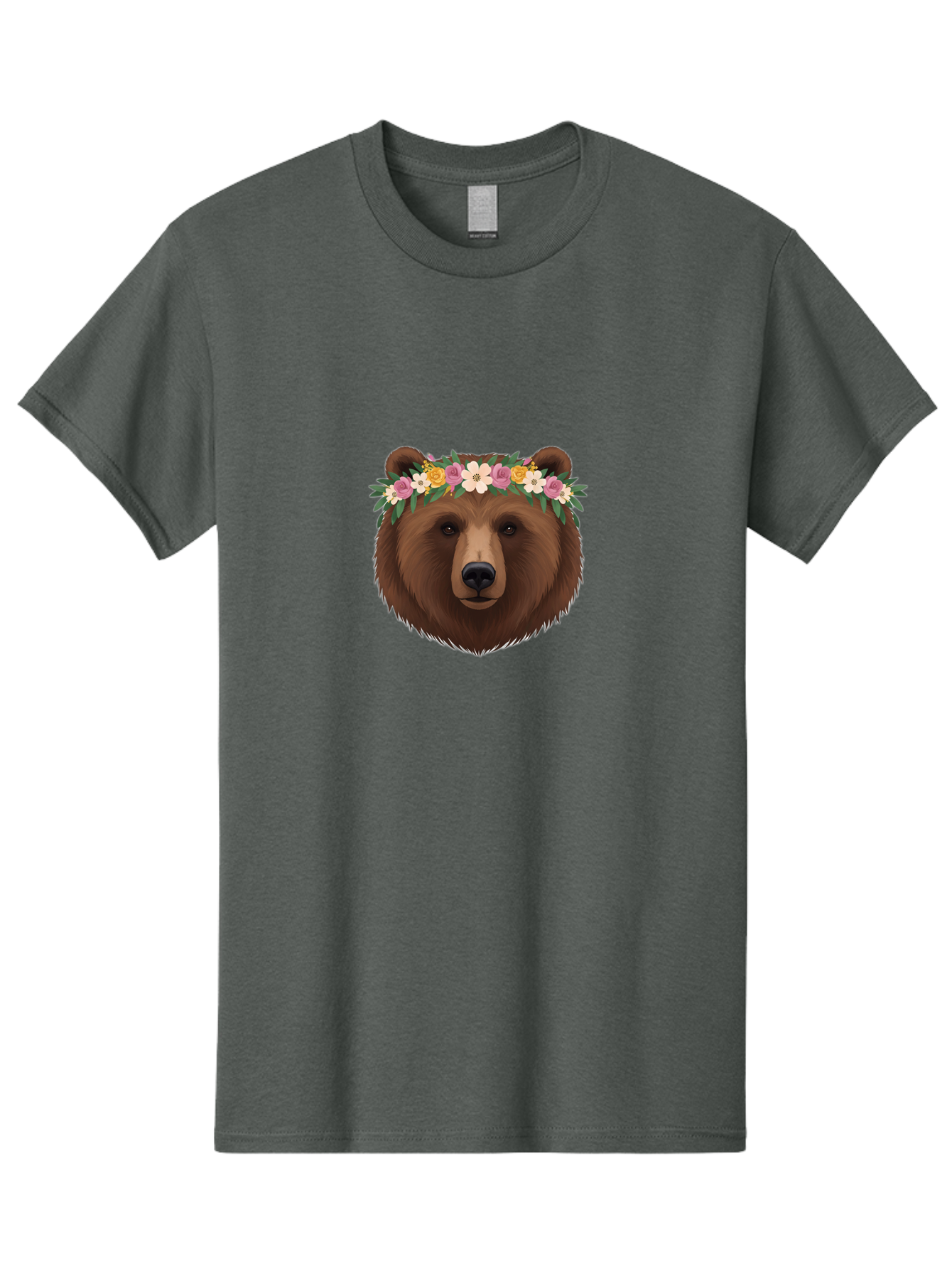 Bear-With-Flowers Men'S Graphic Tee, 100% Cotton, Comfortable Casual Summer Wear, Machine Washable, Vintage Camera, Old Camera, Antique Camera, Black Camera, Classic Photography, Photography Equipment, Nostalgic Device, Film Camera, Camera Art Bae874