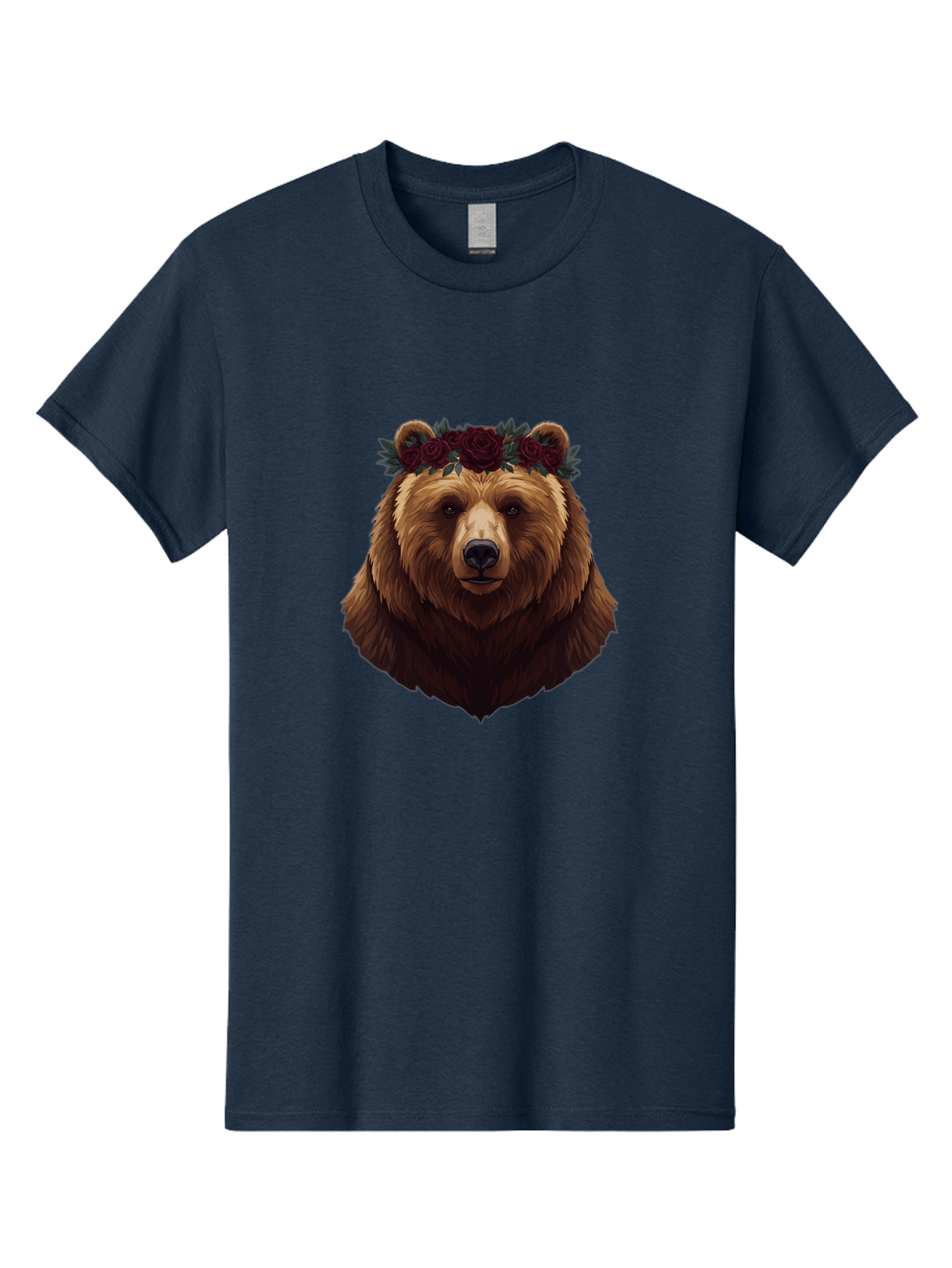 Bear-With-Roses Men'S Graphic Tee, 100% Cotton, Comfortable Casual Summer Wear, Machine Washable, Vintage Camera, Old Camera, Antique Camera, Black Camera, Classic Photography, Photography Equipment, Nostalgic Device, Film Camera, Camera Art Bae884
