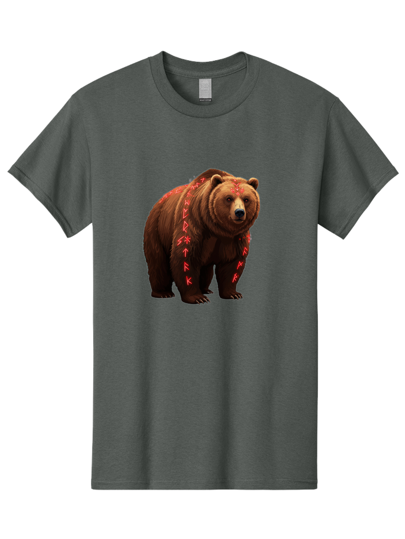 Bear-With-Runic-Symbols Men'S Graphic Tee, 100% Cotton, Comfortable Casual Summer Wear, Machine Washable, Vintage Camera, Old Camera, Antique Camera, Black Camera, Classic Photography, Photography Equipment, Nostalgic Device, Film Camera, Bae885