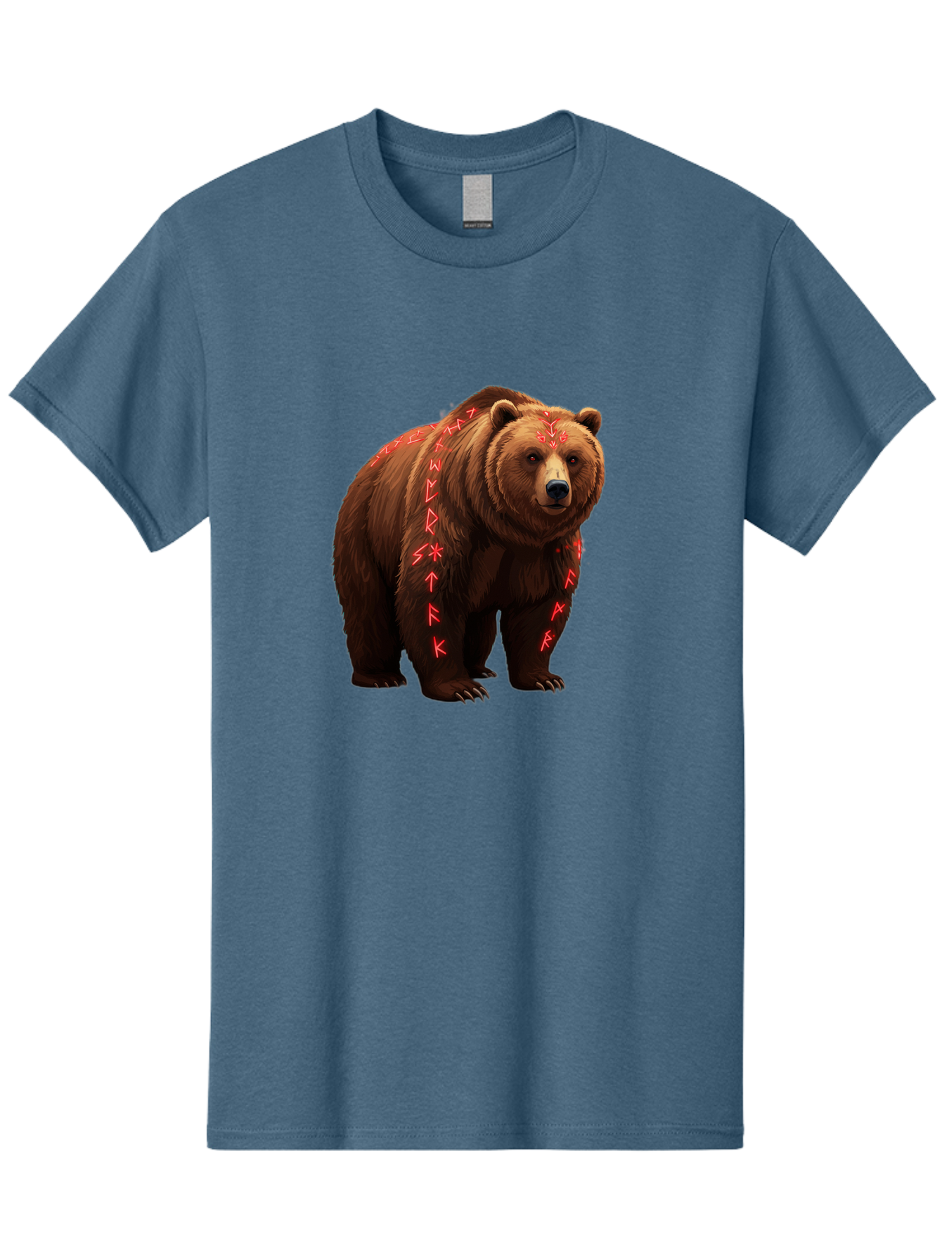 Bear-With-Runic-Symbols Men'S Graphic Tee, 100% Cotton, Comfortable Casual Summer Wear, Machine Washable, Vintage Camera, Old Camera, Antique Camera, Black Camera, Classic Photography, Photography Equipment, Nostalgic Device, Film Camera, Bae885