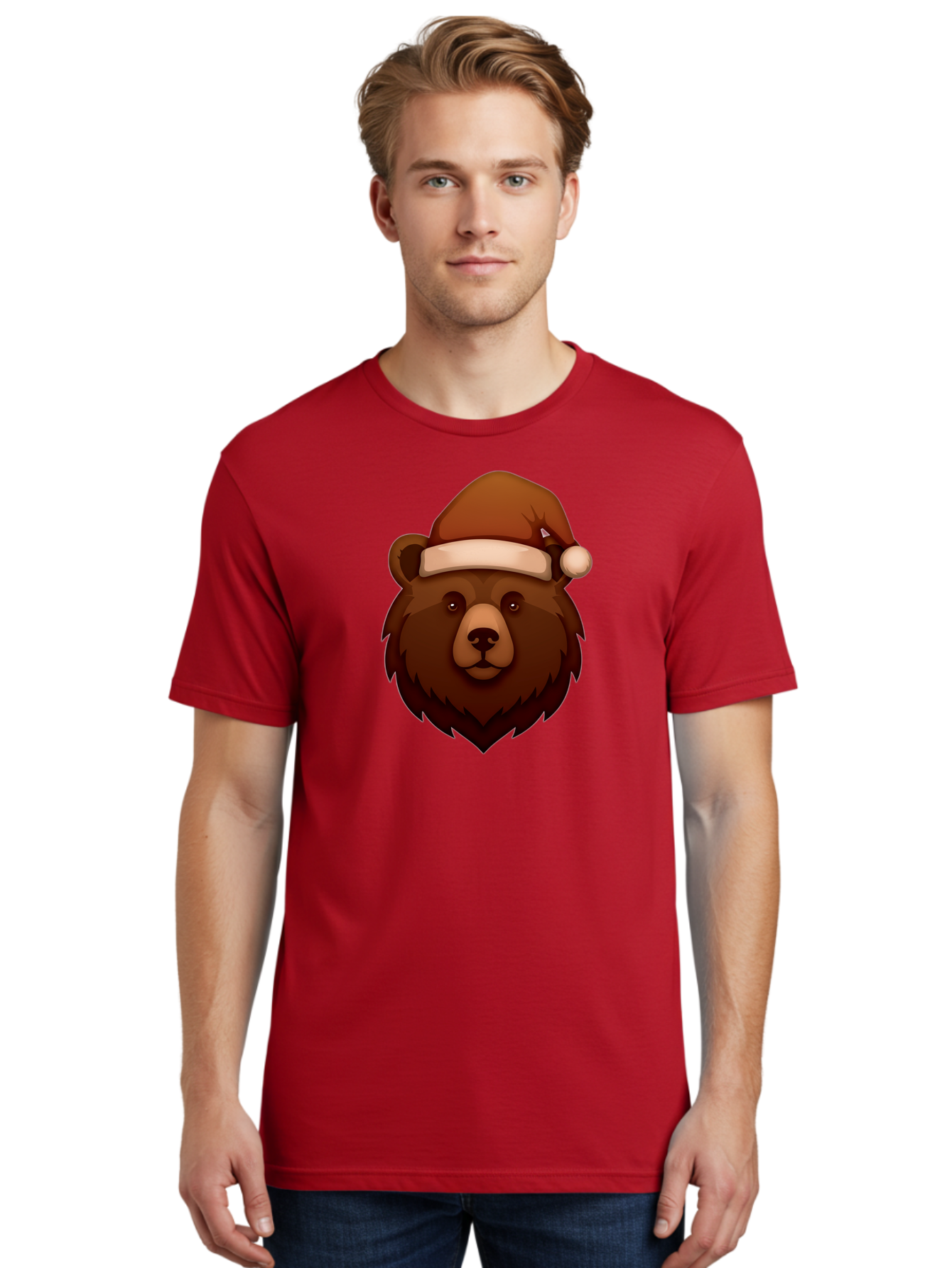 Bear-With-Santa-Hat Men'S Graphic Tee, 100% Cotton, Comfortable Casual Summer Wear, Machine Washable, Vintage Camera, Old Camera, Antique Camera, Black Camera, Classic Photography, Photography Equipment, Nostalgic Device, Film Camera, Camera Art Bae886