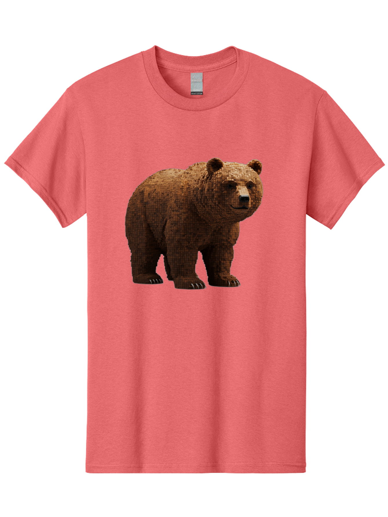 Bear Men'S Graphic Tee, 100% Cotton, Comfortable Casual Summer Wear, Machine Washable, Vintage Camera, Old Camera, Antique Camera, Black Camera, Classic Photography, Photography Equipment, Nostalgic Device, Film Camera, Camera Art Bae888