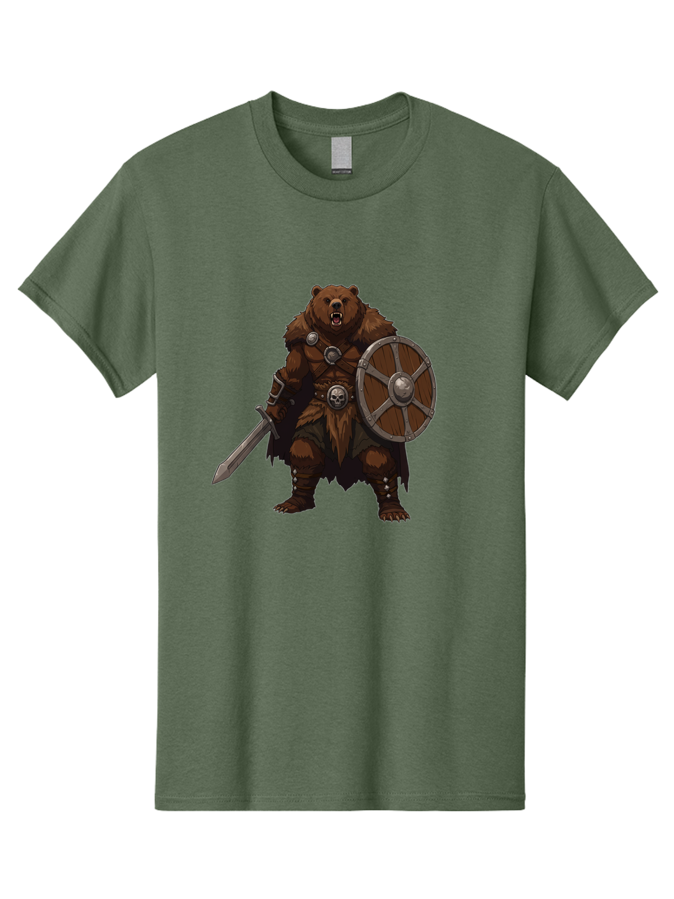 Berserker-Bear Men'S Graphic Tee, 100% Cotton, Comfortable Casual Summer Wear, Machine Washable, Vintage Camera, Old Camera, Antique Camera, Black Camera, Classic Photography, Photography Equipment, Nostalgic Device, Film Camera, Camera Art Bae891