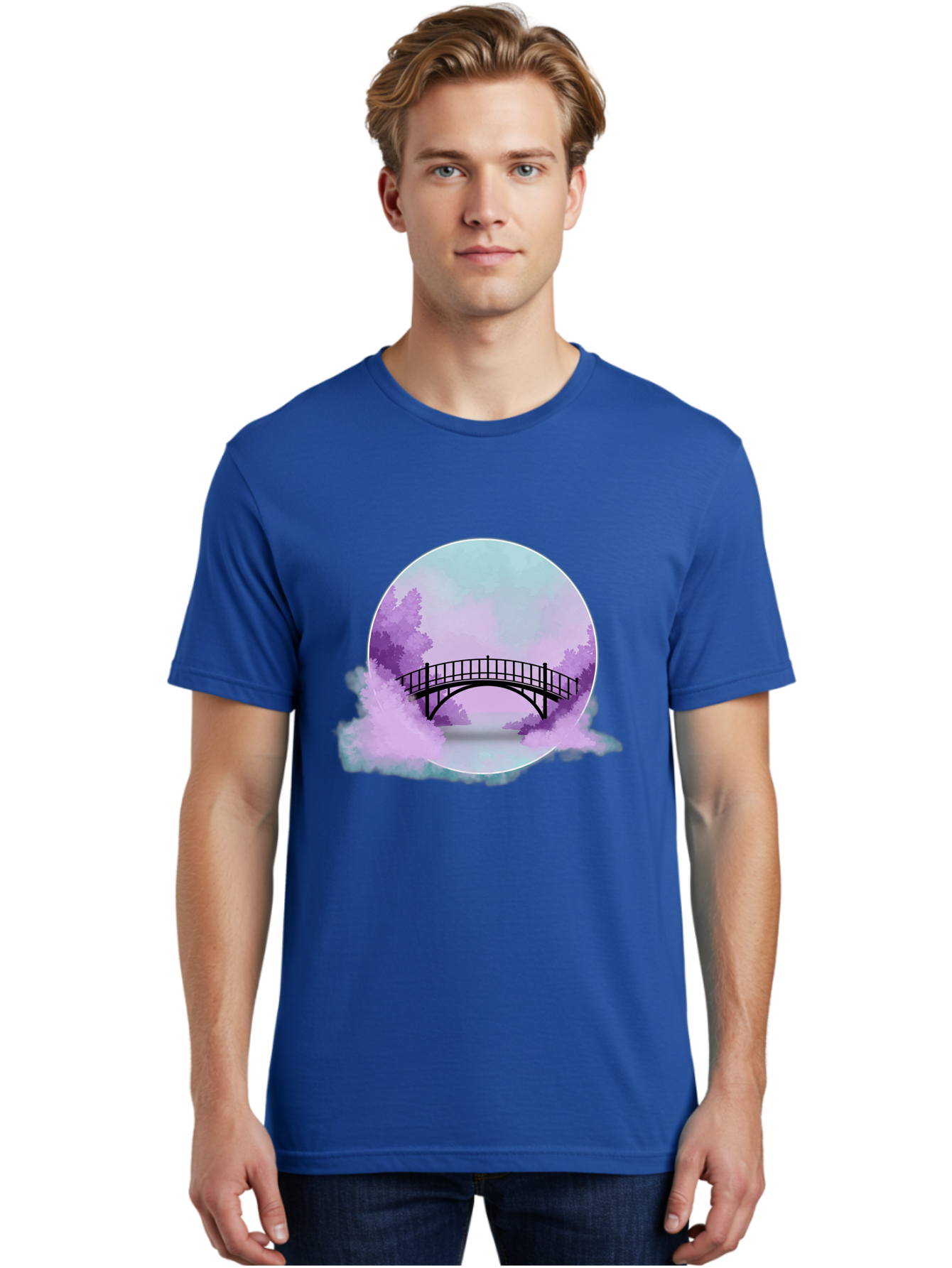 Bridge Men'S Graphic Tee, 100% Cotton, Comfortable Casual Summer Wear, Machine Washable, Vintage Camera, Old Camera, Antique Camera, Black Camera, Classic Photography, Photography Equipment, Nostalgic Device, Film Camera, Camera Art Bae907