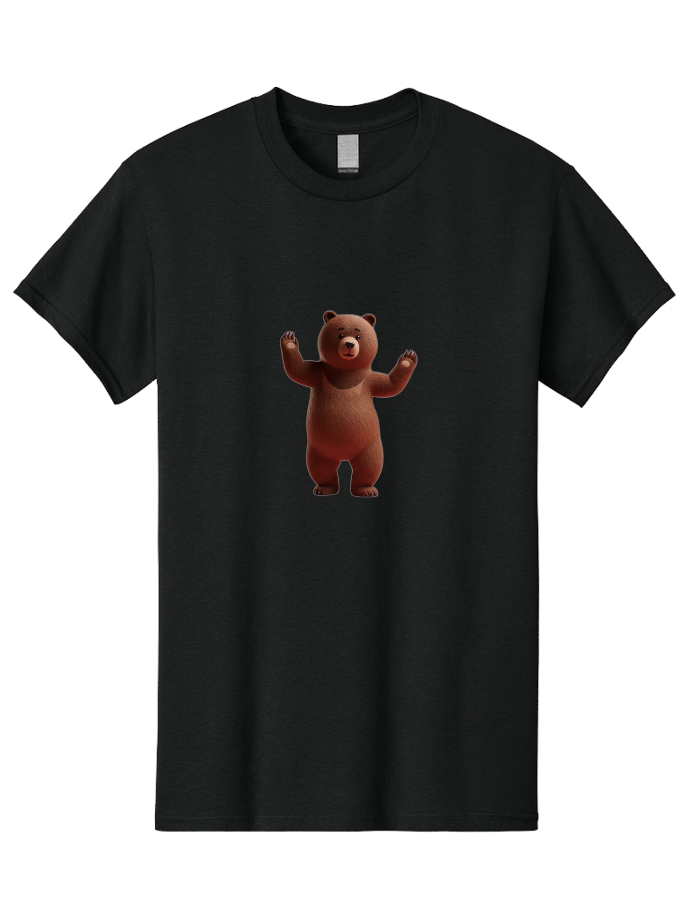 Brown-Bear-1 Men'S Graphic Tee, 100% Cotton, Comfortable Casual Summer Wear, Machine Washable, Vintage Camera, Old Camera, Antique Camera, Black Camera, Classic Photography, Photography Equipment, Nostalgic Device, Film Camera, Camera Art Bae908