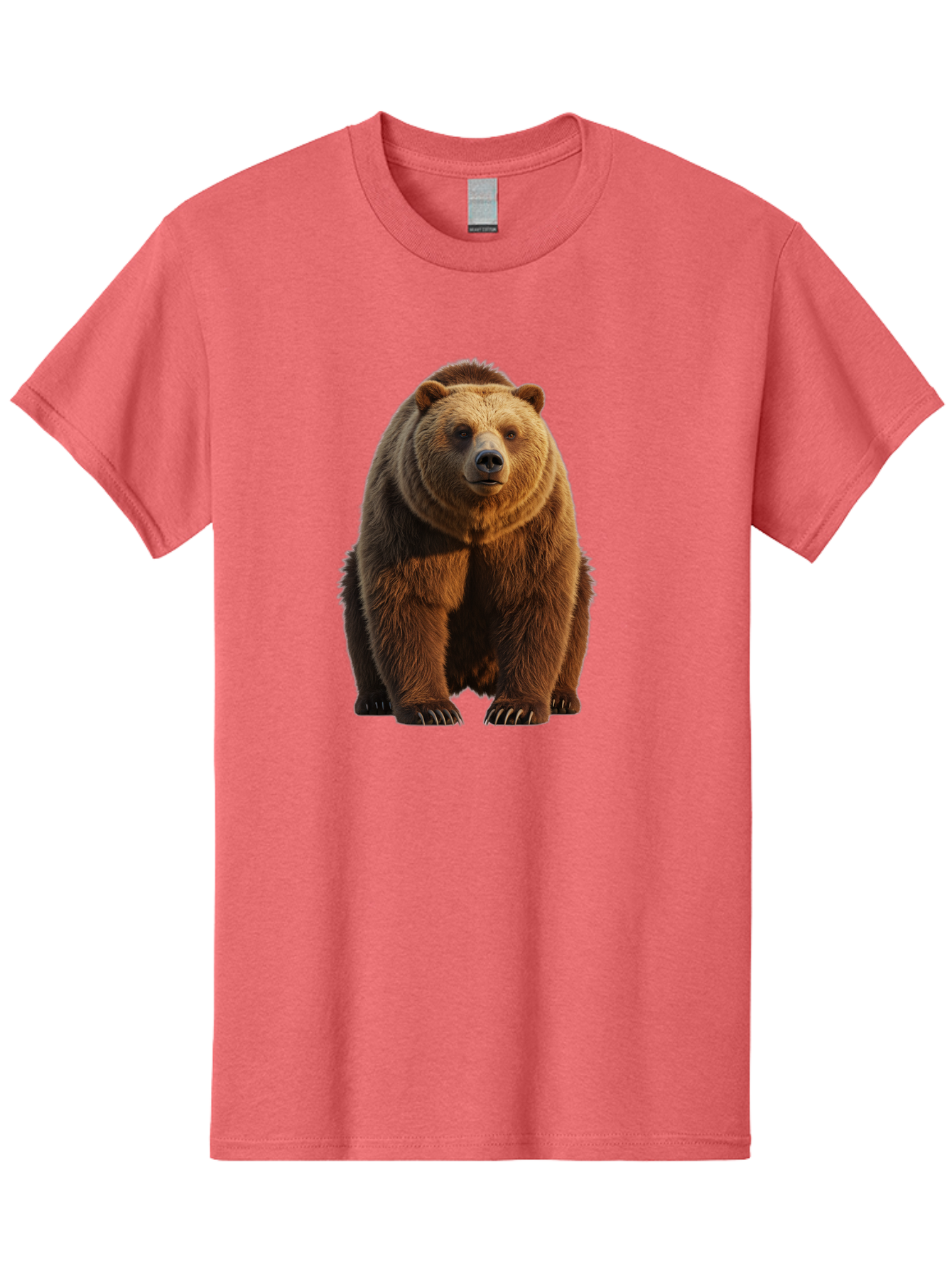 Brown-Bear-2 Men'S Graphic Tee, 100% Cotton, Comfortable Casual Summer Wear, Machine Washable, Vintage Camera, Old Camera, Antique Camera, Black Camera, Classic Photography, Photography Equipment, Nostalgic Device, Film Camera, Camera Art Bae909