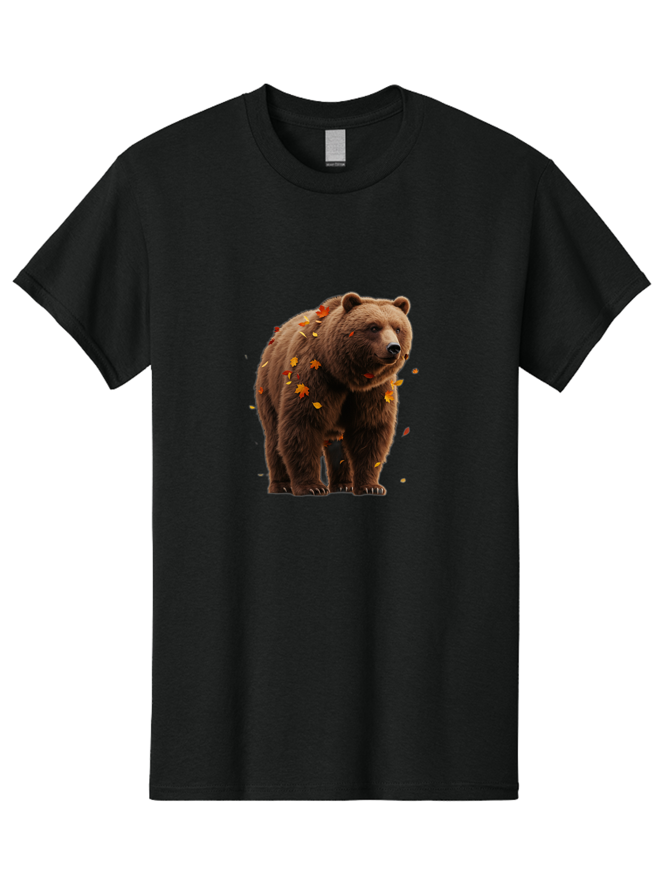 Brown-Bear-5 Men'S Graphic Tee, 100% Cotton, Comfortable Casual Summer Wear, Machine Washable, Vintage Camera, Old Camera, Antique Camera, Black Camera, Classic Photography, Photography Equipment, Nostalgic Device, Film Camera, Camera Art Bae912
