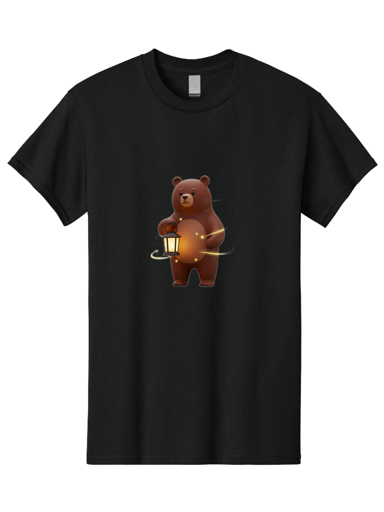 Brown-Bear-Lantern Men'S Graphic Tee, 100% Cotton, Comfortable Casual Summer Wear, Machine Washable, Vintage Camera, Old Camera, Antique Camera, Black Camera, Classic Photography, Photography Equipment, Nostalgic Device, Film Camera, Bae923