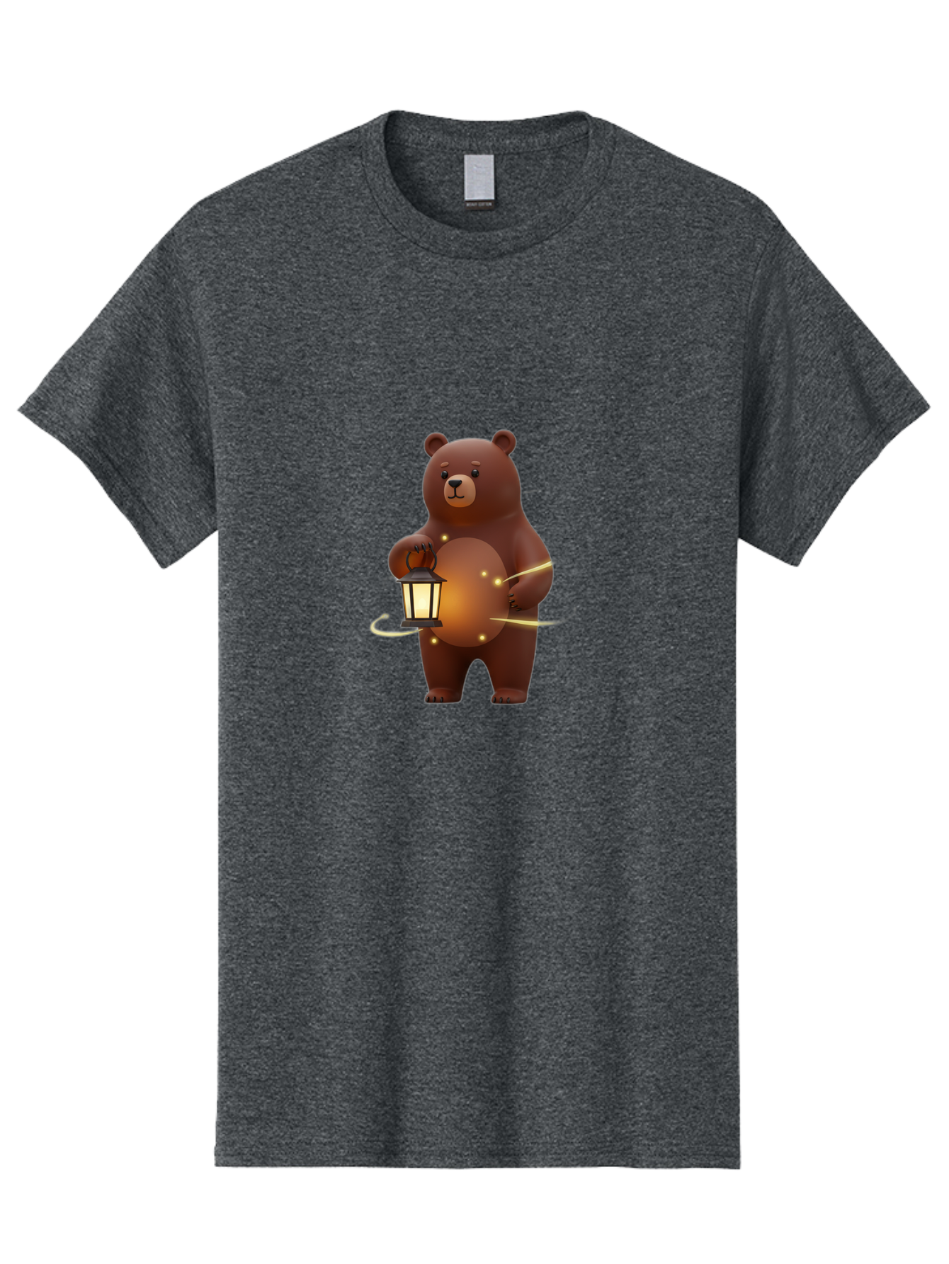 Brown-Bear-Lantern Men'S Graphic Tee, 100% Cotton, Comfortable Casual Summer Wear, Machine Washable, Vintage Camera, Old Camera, Antique Camera, Black Camera, Classic Photography, Photography Equipment, Nostalgic Device, Film Camera, Bae923