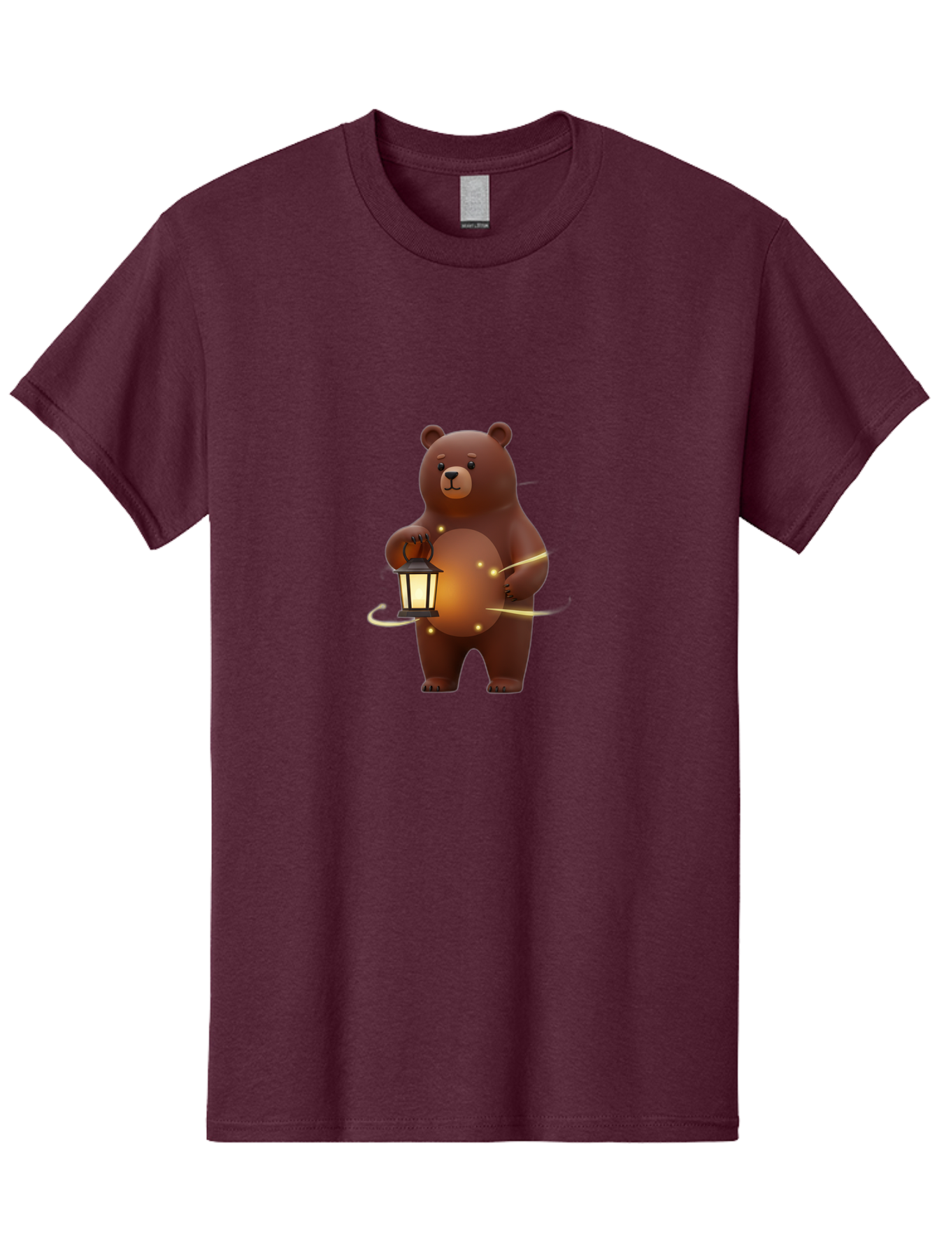 Brown-Bear-Lantern Men'S Graphic Tee, 100% Cotton, Comfortable Casual Summer Wear, Machine Washable, Vintage Camera, Old Camera, Antique Camera, Black Camera, Classic Photography, Photography Equipment, Nostalgic Device, Film Camera, Bae923