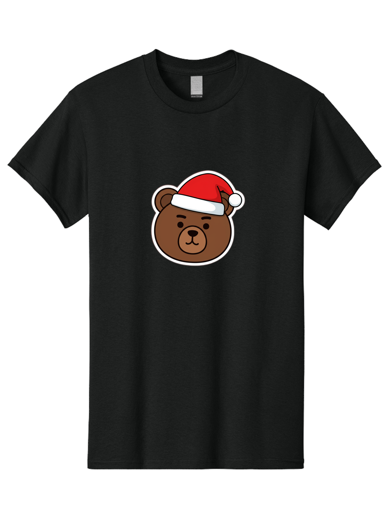 Brown-Bear-Wearing-Christmas-Hat Men'S Graphic Tee, 100% Cotton, Comfortable Casual Summer Wear, Machine Washable, Vintage Camera, Old Camera, Antique Camera, Black Camera, Classic Photography, Photography Equipment, Nostalgic Device, Bae926