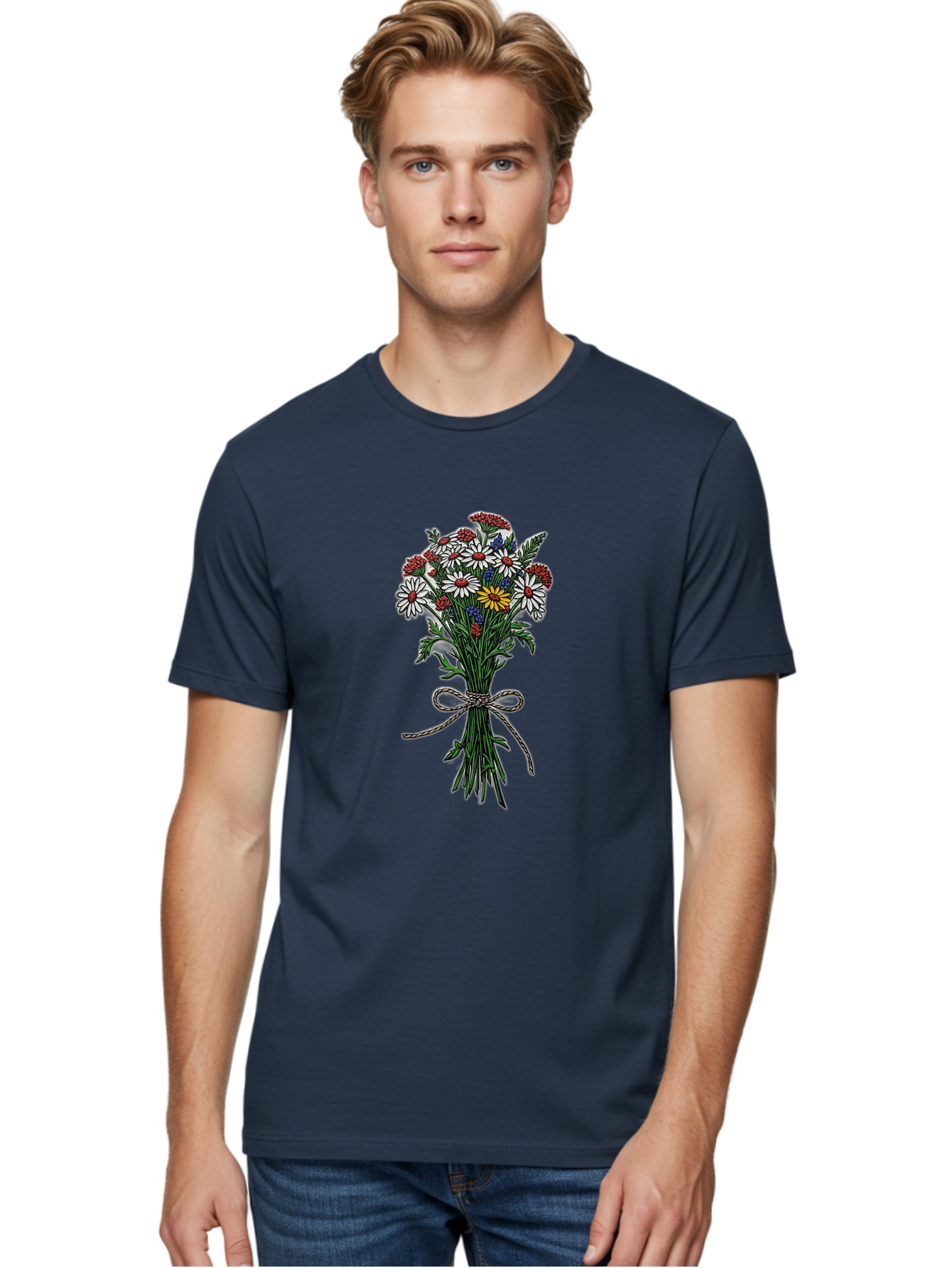 Bunch-Of-Wildflowers Men'S Graphic Tee, 100% Cotton, Comfortable Casual Summer Wear, Machine Washable, Vintage Camera, Old Camera, Antique Camera, Black Camera, Classic Photography, Photography Equipment, Nostalgic Device, Film Camera, Bae938