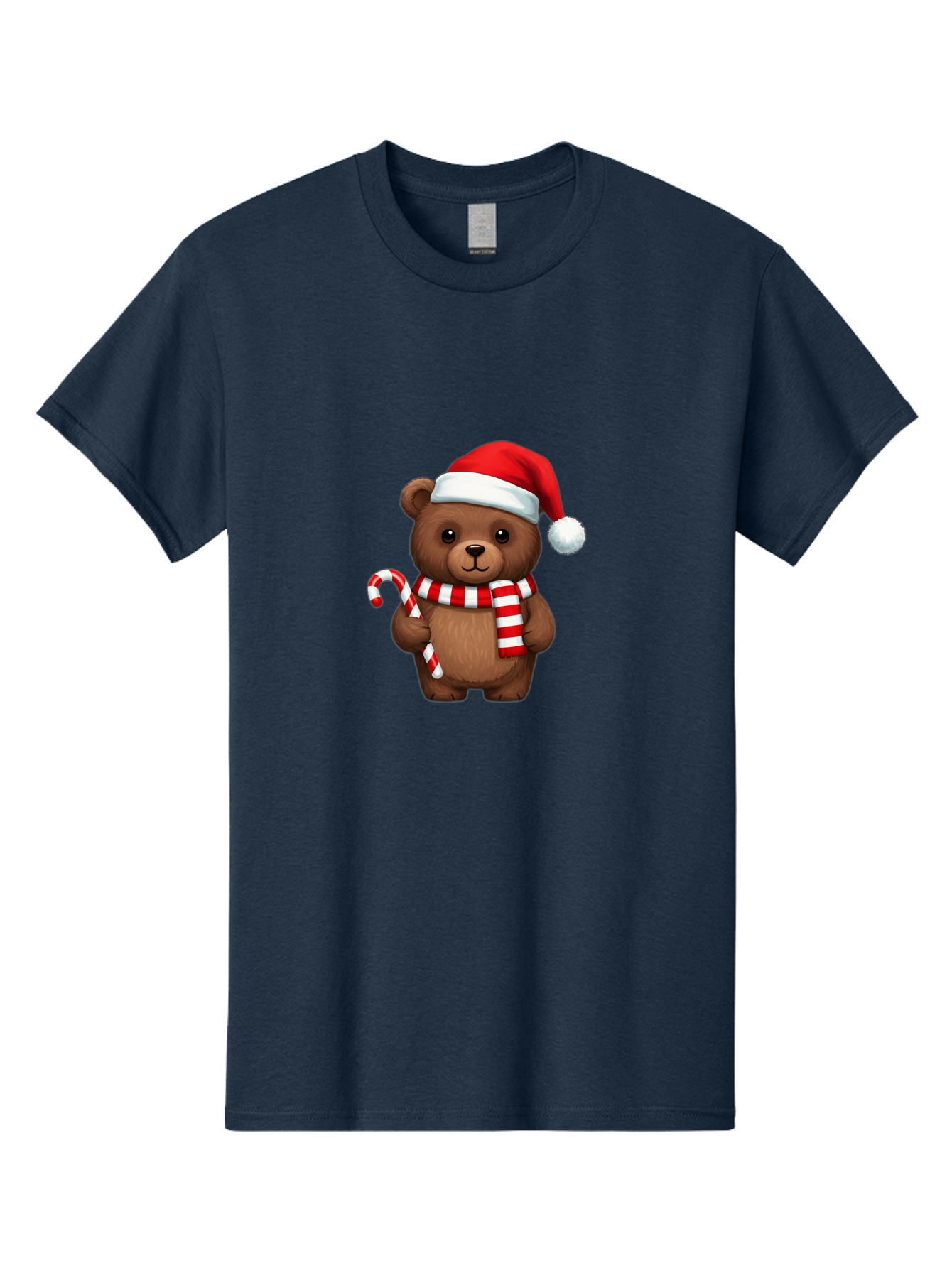 Candy-Cane-Bear Men'S Graphic Tee, 100% Cotton, Comfortable Casual Summer Wear, Machine Washable, Vintage Camera, Old Camera, Antique Camera, Black Camera, Classic Photography, Photography Equipment, Nostalgic Device, Film Camera, Camera Art Bae946