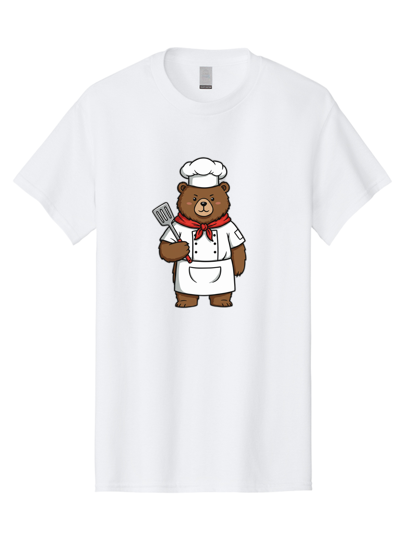 Chef-Bear-1 Men'S Graphic Tee, 100% Cotton, Comfortable Casual Summer Wear, Machine Washable, Vintage Camera, Old Camera, Antique Camera, Black Camera, Classic Photography, Photography Equipment, Nostalgic Device, Film Camera, Camera Art Bae960