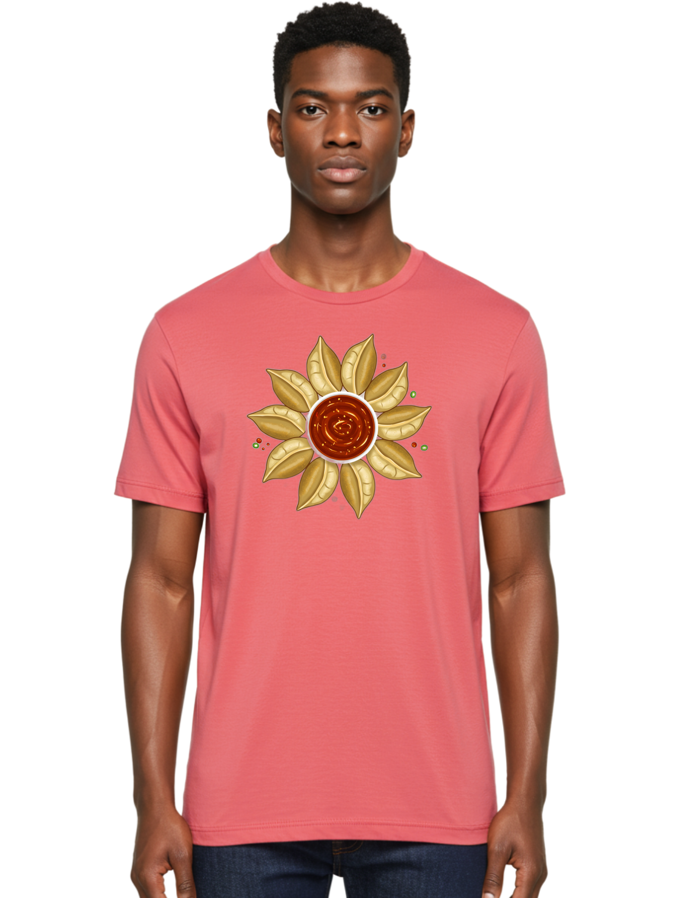 Chili-Sauce-Flower Men'S Graphic Tee, 100% Cotton, Comfortable Casual Summer Wear, Machine Washable, Vintage Camera, Old Camera, Antique Camera, Black Camera, Classic Photography, Photography Equipment, Nostalgic Device, Film Camera, Bae962