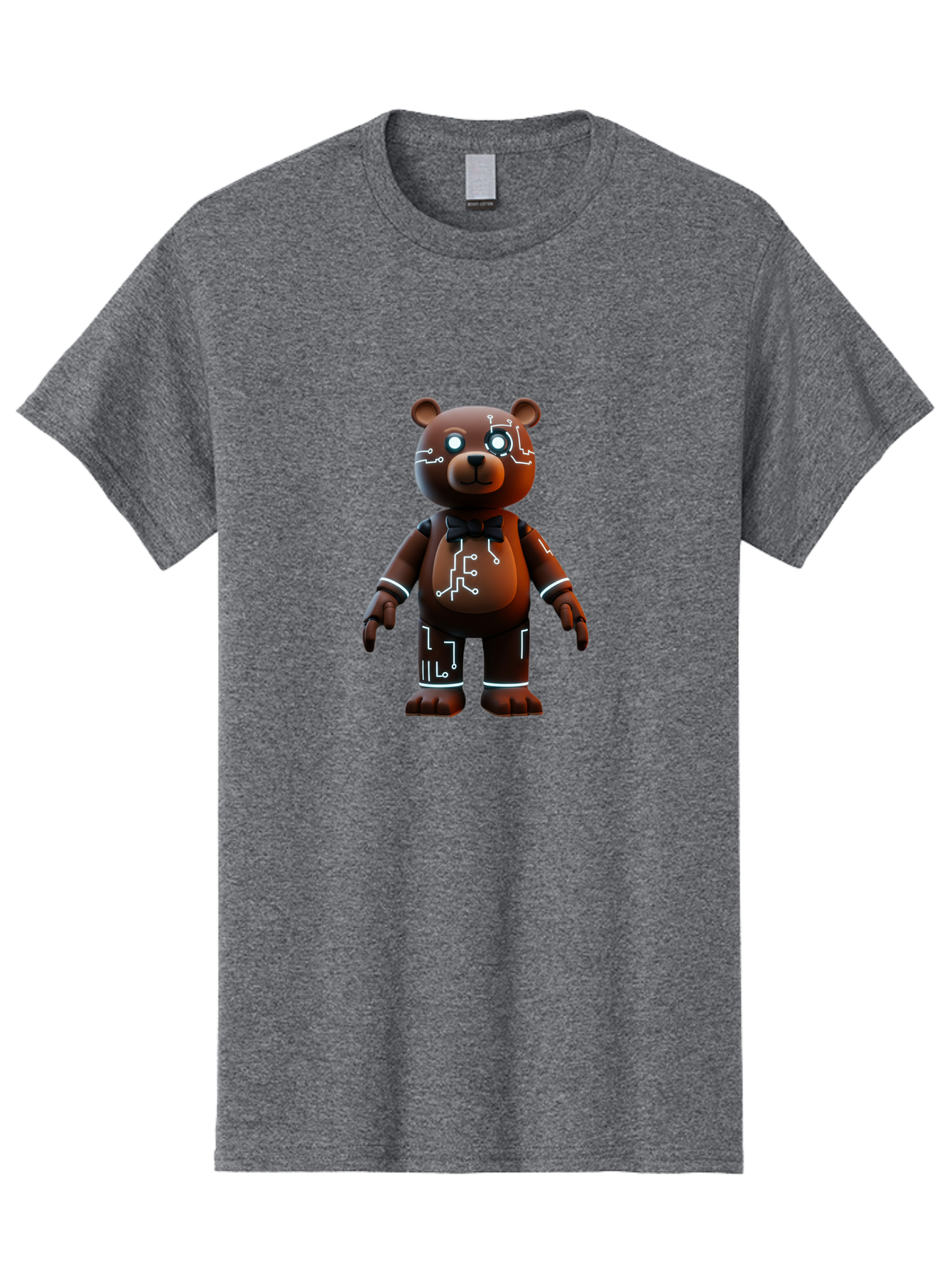 Circuit-Bear-2 Men'S Graphic Tee, 100% Cotton, Comfortable Casual Summer Wear, Machine Washable, Vintage Camera, Old Camera, Antique Camera, Black Camera, Classic Photography, Photography Equipment, Nostalgic Device, Film Camera, Camera Art Bae966