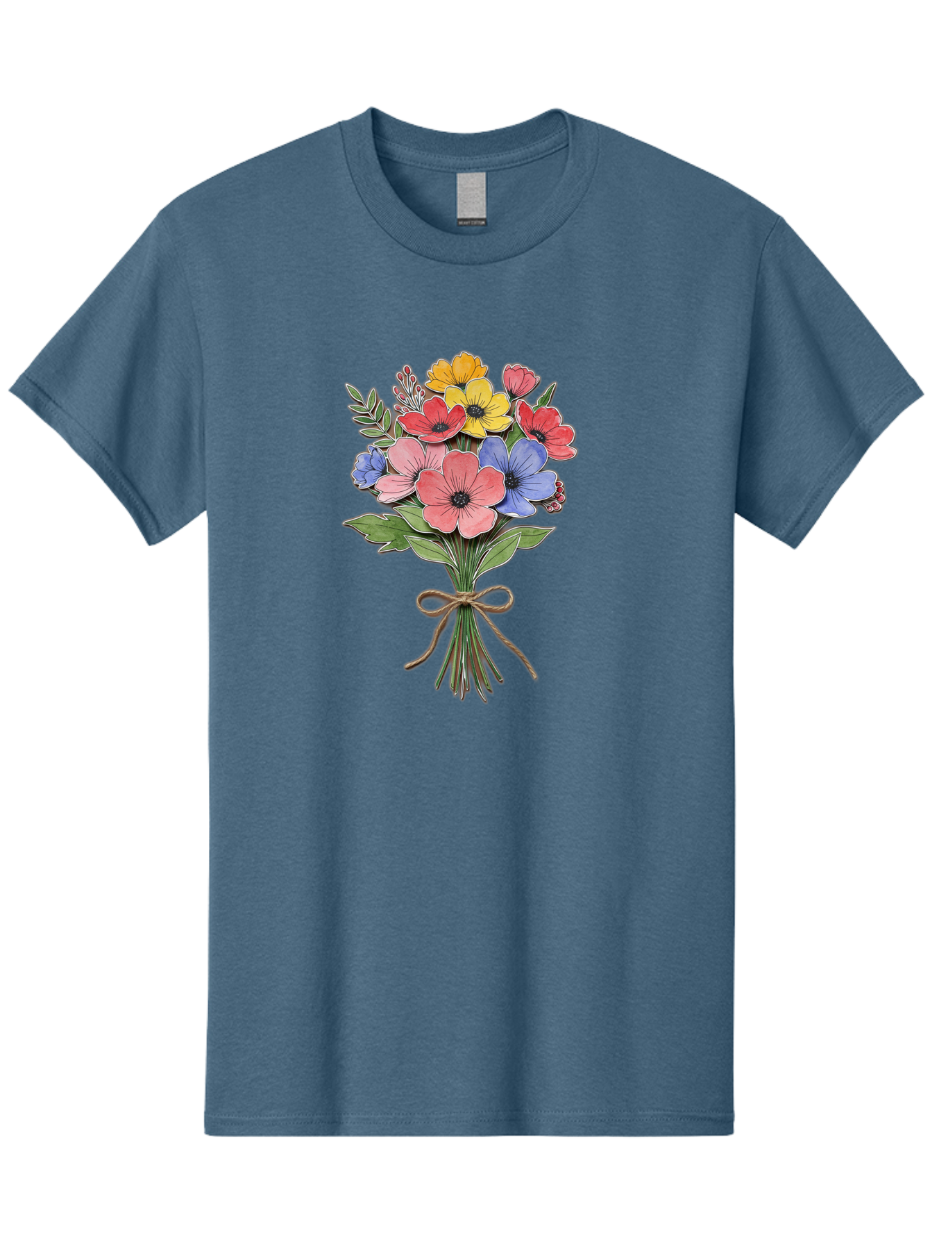 Colorful-Flower-Bouquet Men'S Graphic Tee, 100% Cotton, Comfortable Casual Summer Wear, Machine Washable, Vintage Camera, Old Camera, Antique Camera, Black Camera, Classic Photography, Photography Equipment, Nostalgic Device, Film Camera, Bae979