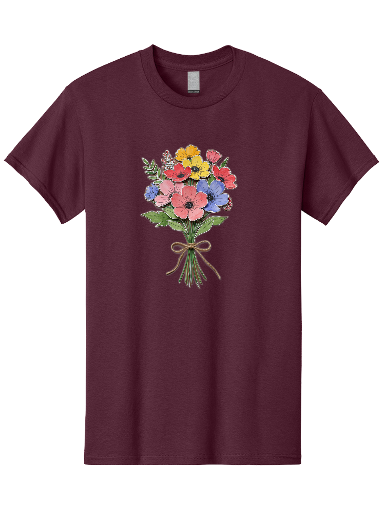 Colorful-Flower-Bouquet Men'S Graphic Tee, 100% Cotton, Comfortable Casual Summer Wear, Machine Washable, Vintage Camera, Old Camera, Antique Camera, Black Camera, Classic Photography, Photography Equipment, Nostalgic Device, Film Camera, Bae979