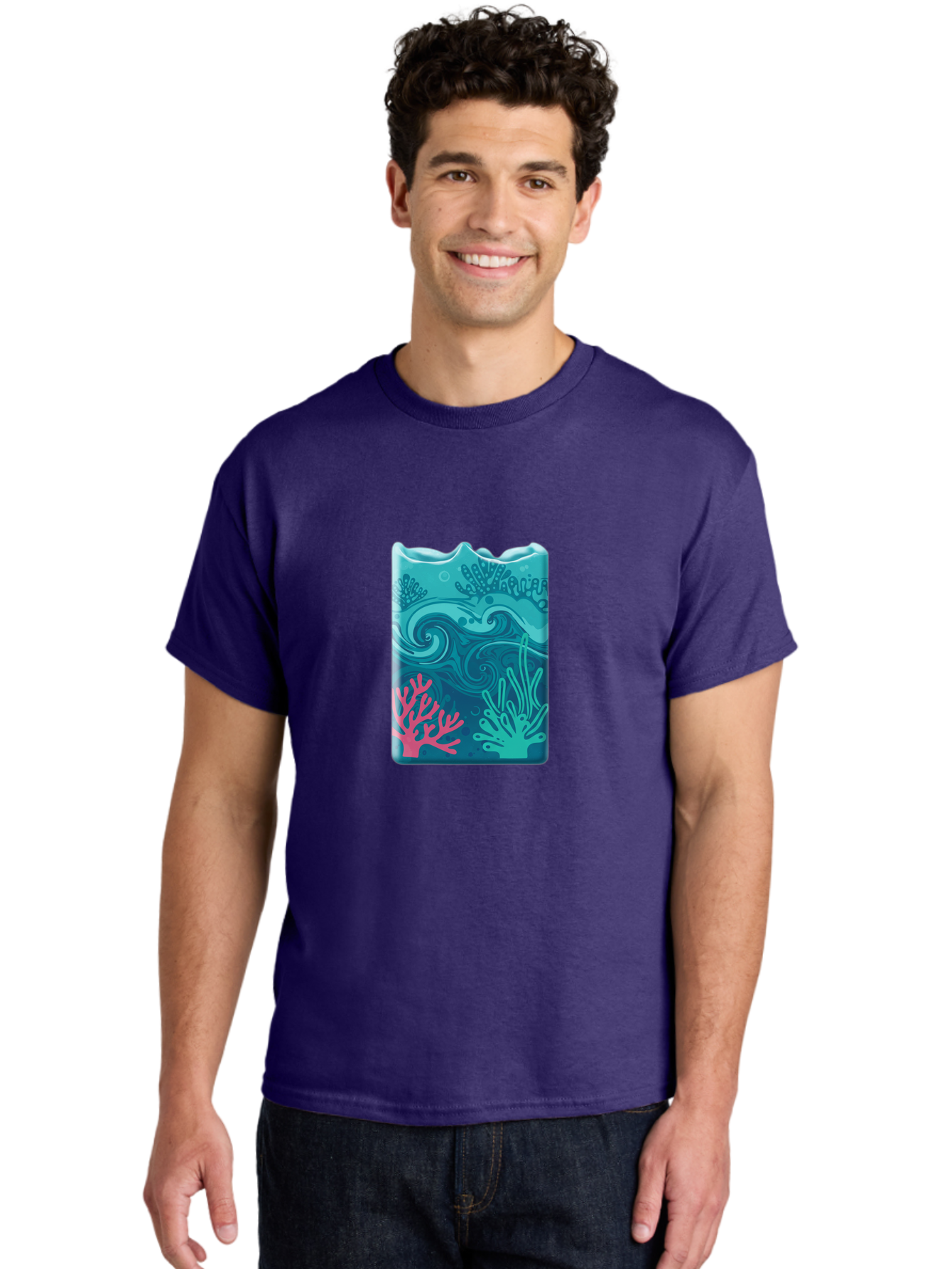 Coral-Reef-Wave Men'S Graphic Tee, 100% Cotton, Comfortable Casual Summer Wear, Machine Washable, Vintage Camera, Old Camera, Antique Camera, Black Camera, Classic Photography, Photography Equipment, Nostalgic Device, Film Camera, Camera Art Bae984