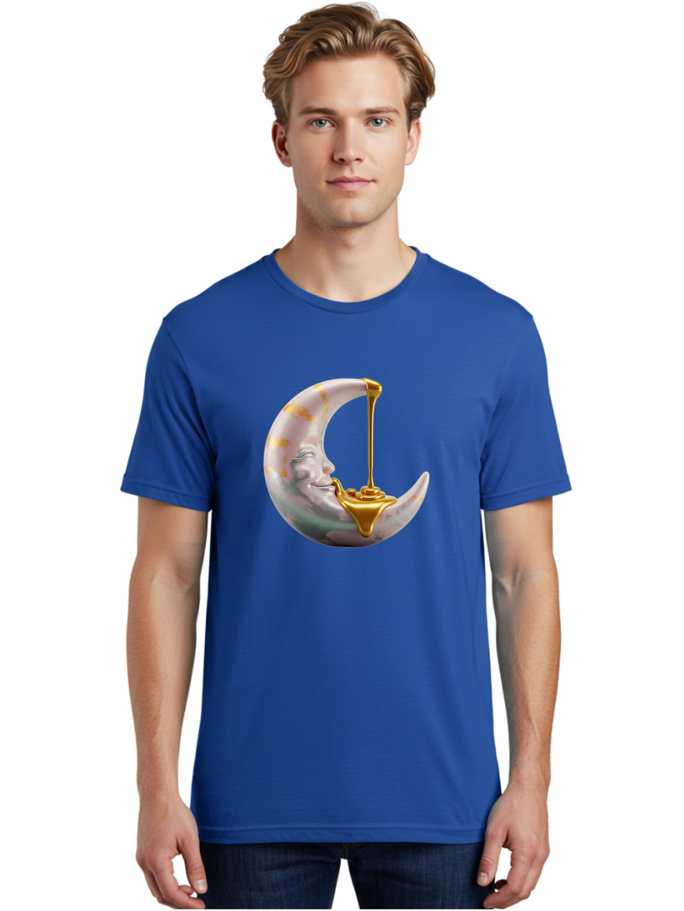 Crescent-Moon-Pouring-Oil Men'S Graphic Tee, 100% Cotton, Comfortable Casual Summer Wear, Machine Washable, Vintage Camera, Old Camera, Antique Camera, Black Camera, Classic Photography, Photography Equipment, Nostalgic Device, Film Camera, Bae988