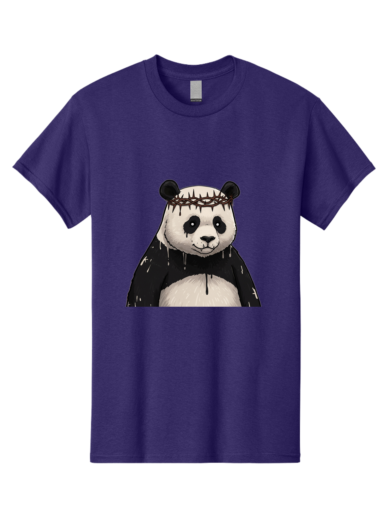 Crowned-Panda-1 Men'S Graphic Tee, 100% Cotton, Comfortable Casual Summer Wear, Machine Washable, Vintage Camera, Old Camera, Antique Camera, Black Camera, Classic Photography, Photography Equipment, Nostalgic Device, Film Camera, Camera Art Bae990