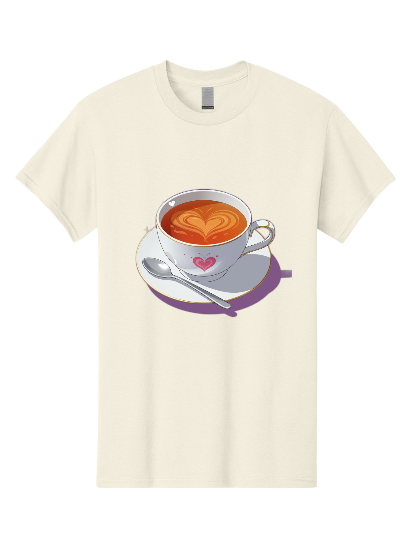 Cup-Of-Coffee-With-Heart Men'S Graphic Tee, 100% Cotton, Comfortable Casual Summer Wear, Machine Washable, Vintage Camera, Old Camera, Antique Camera, Black Camera, Classic Photography, Photography Equipment, Nostalgic Device, Film Camera, Bae995